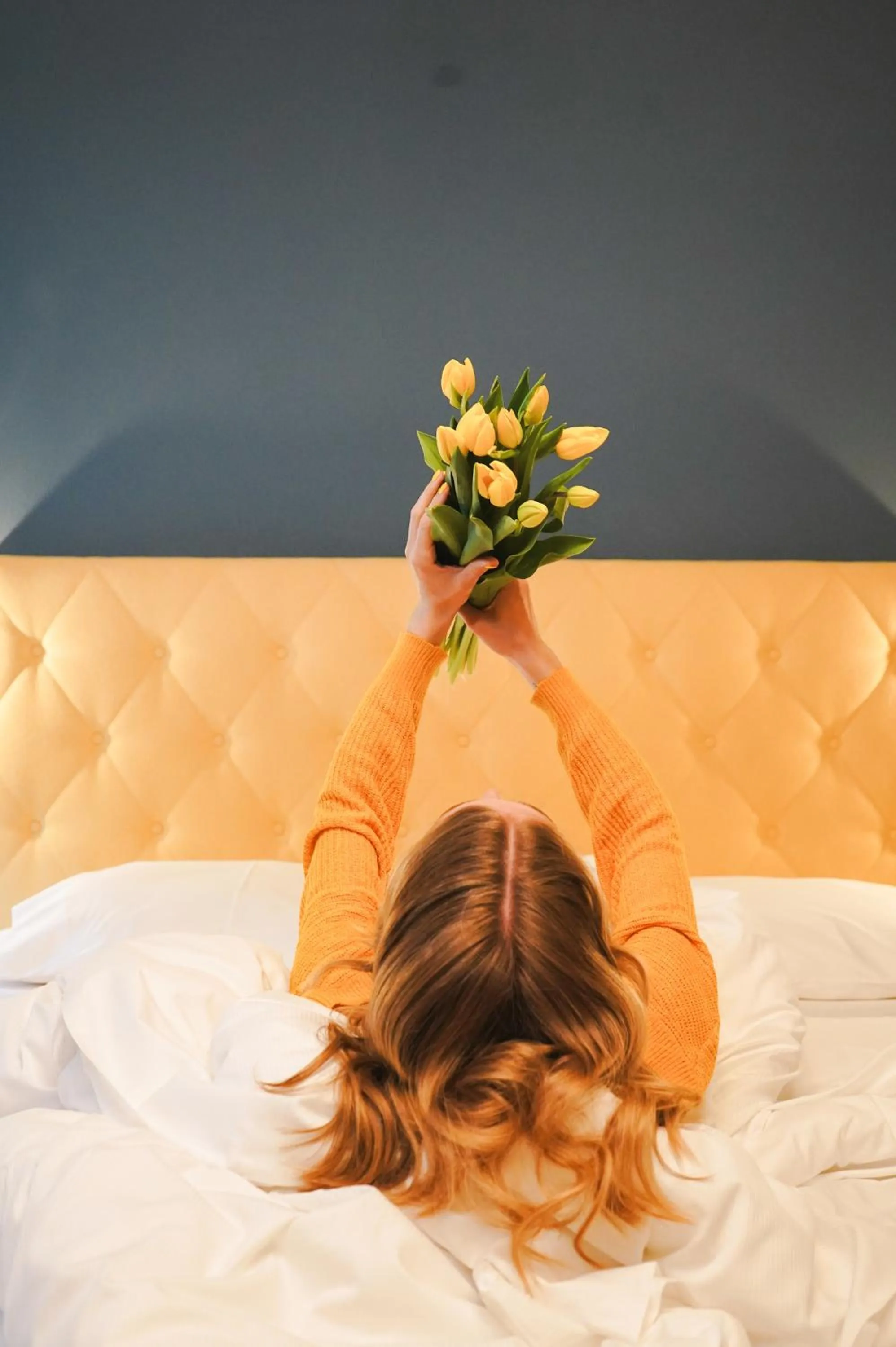 Photo of the whole room, Bed in Boutique House happYellow Saalbach