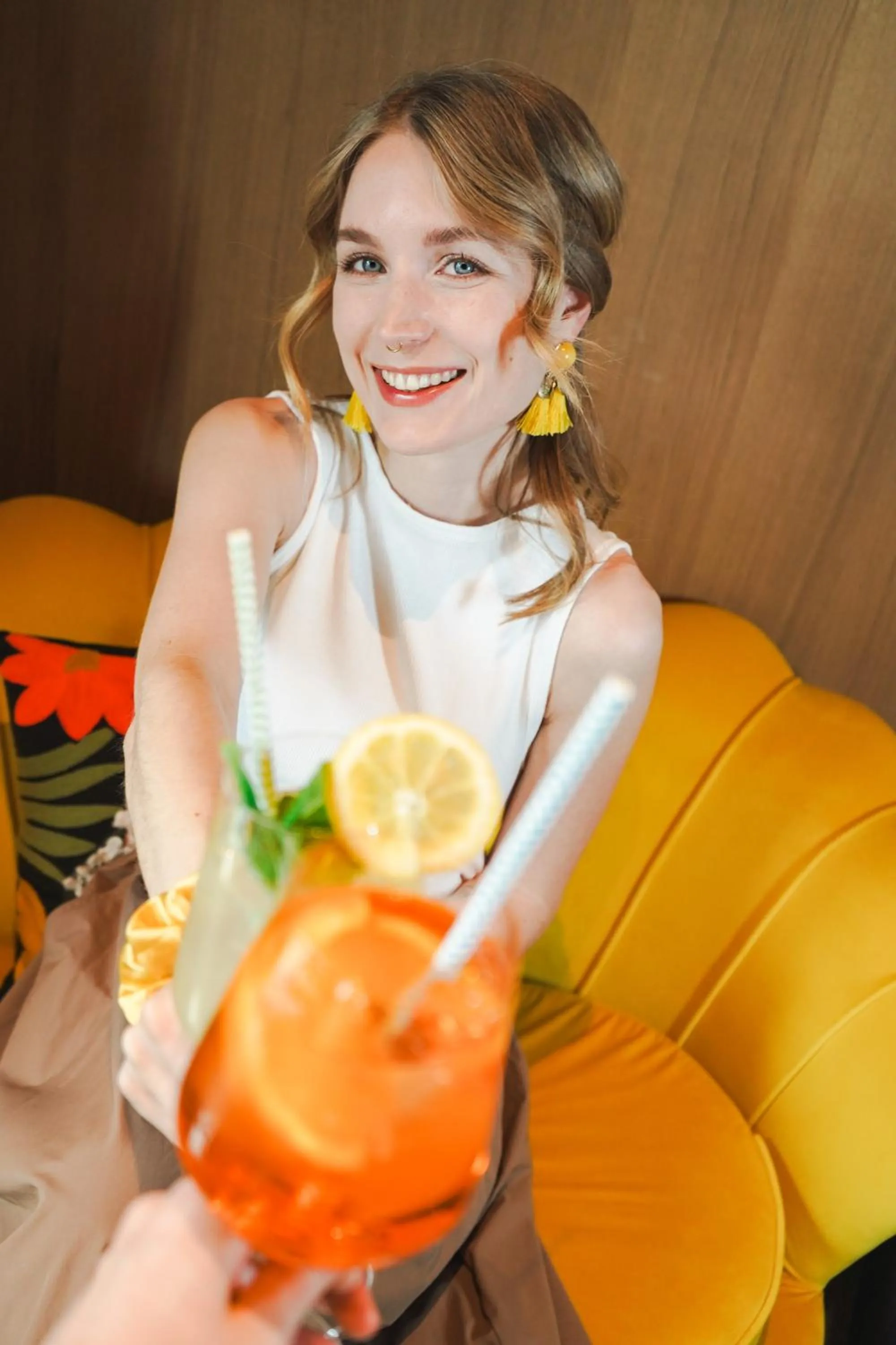 Restaurant/places to eat in Boutique House happYellow Saalbach