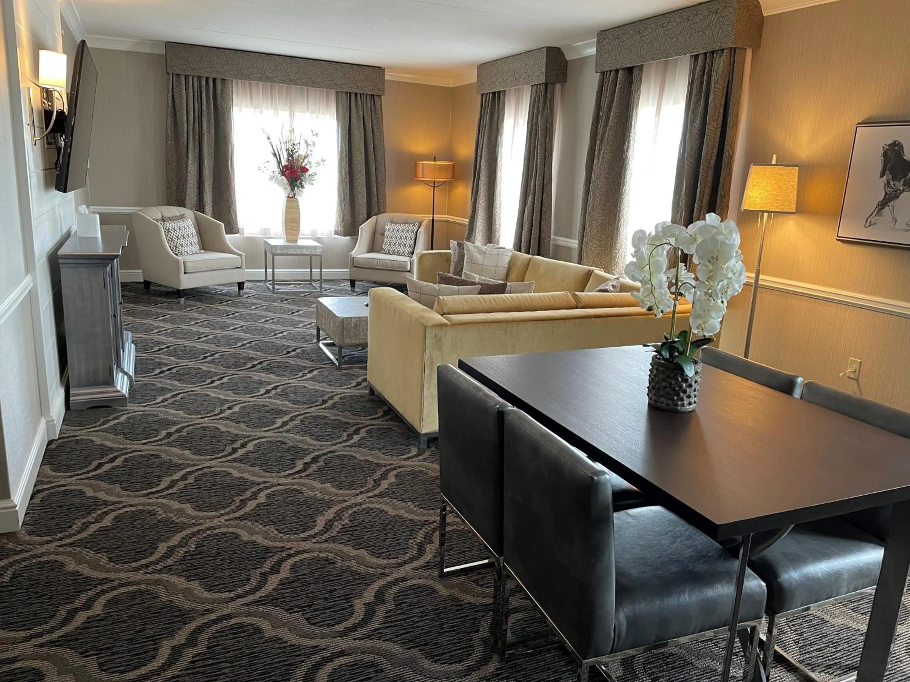 Bedroom in Oxford Casino Hotel