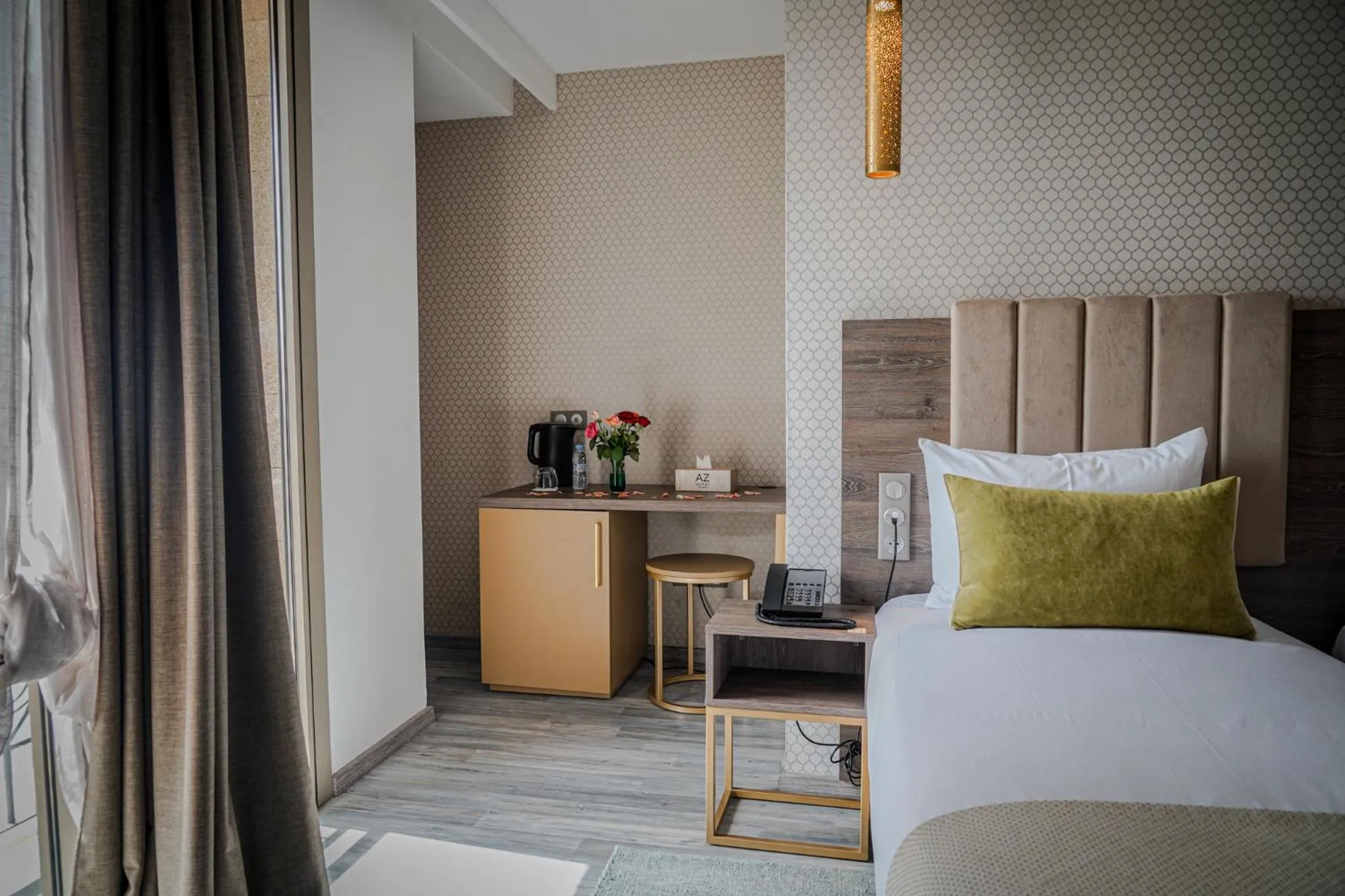 Bed in AZ hôtel des arts