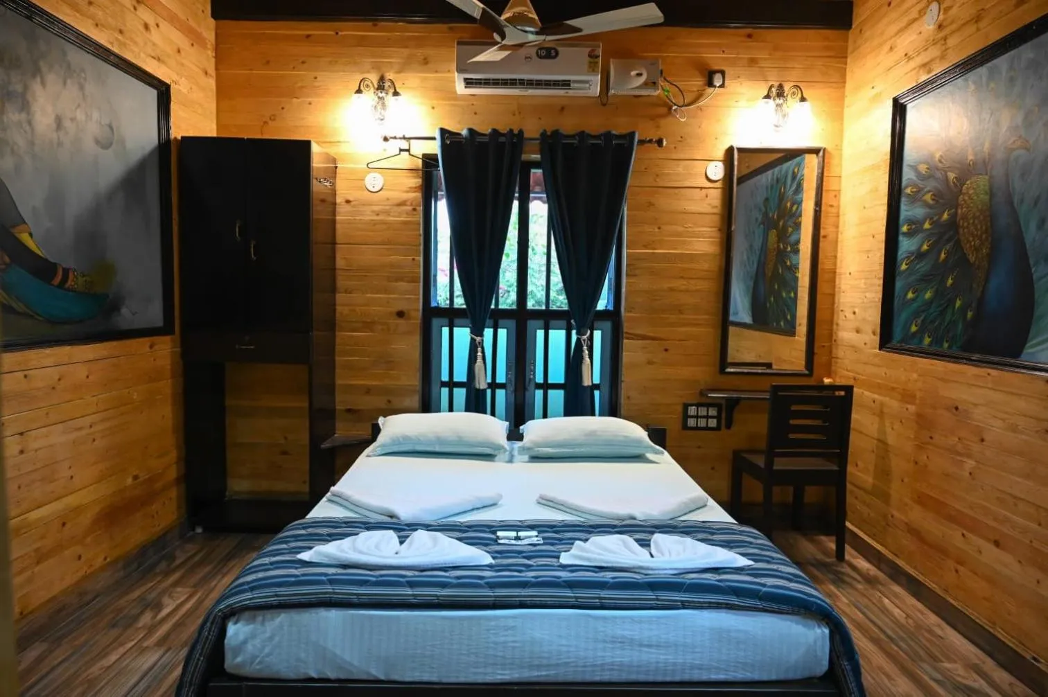 Bedroom, Bed in Mudra beach villa Gokarna