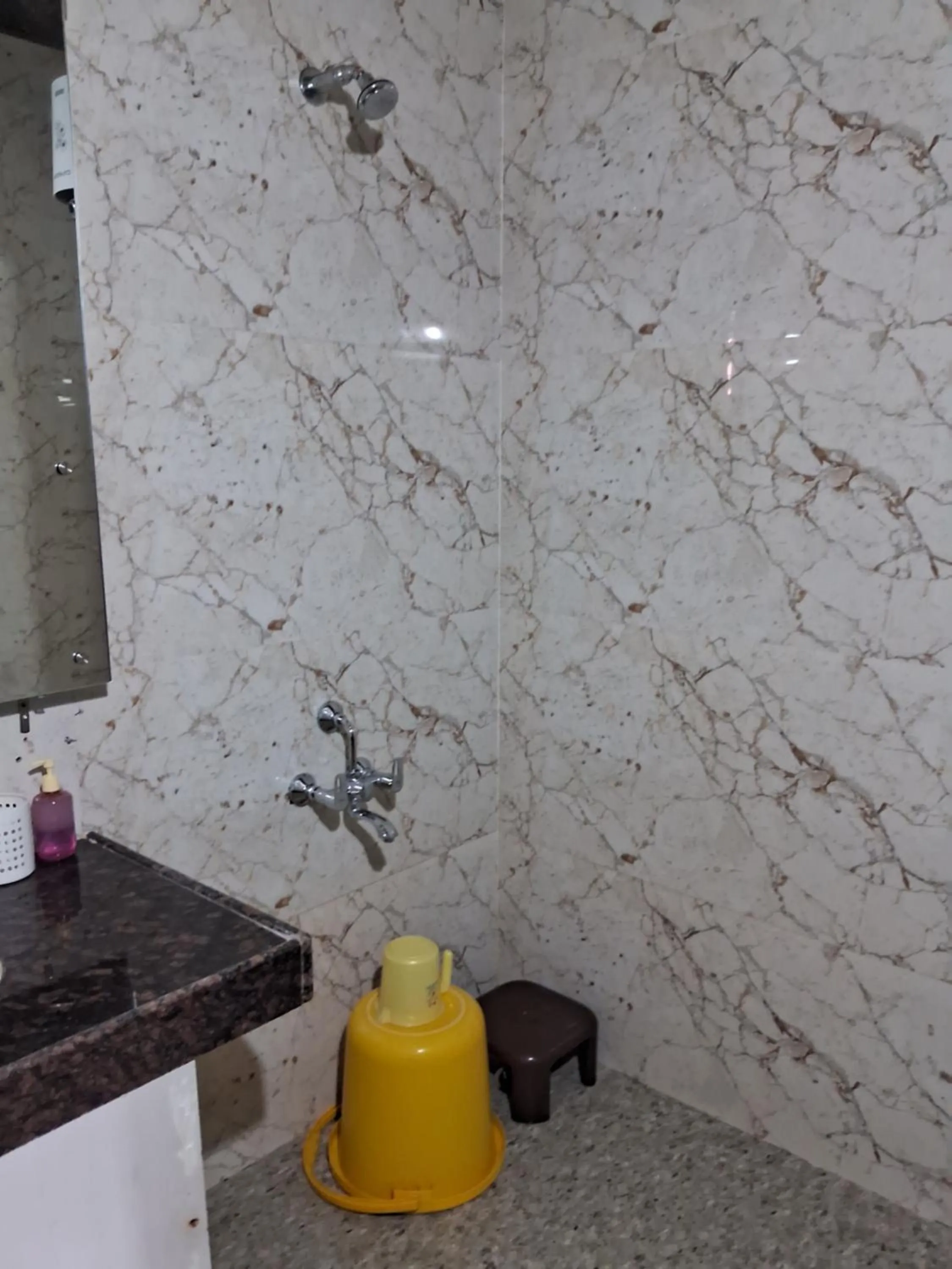 Shower in Mudra beach villa Gokarna