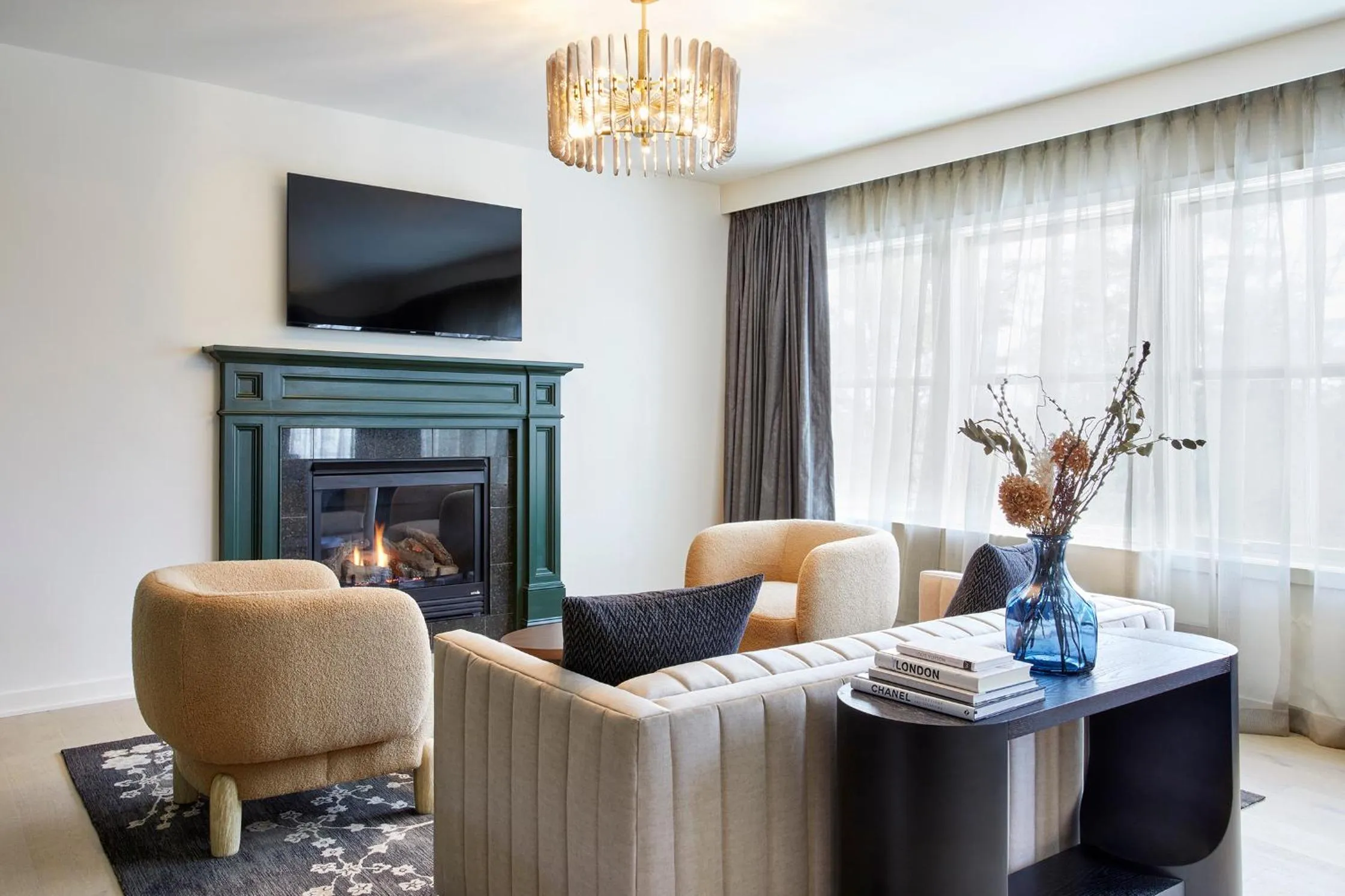 Living room in Hotel Brookmere & Arbor Spa