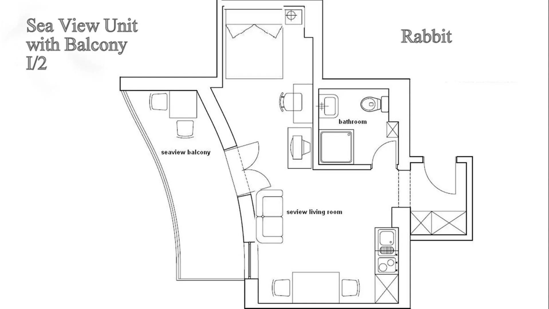 Floor plan in Ark Beach Apartments