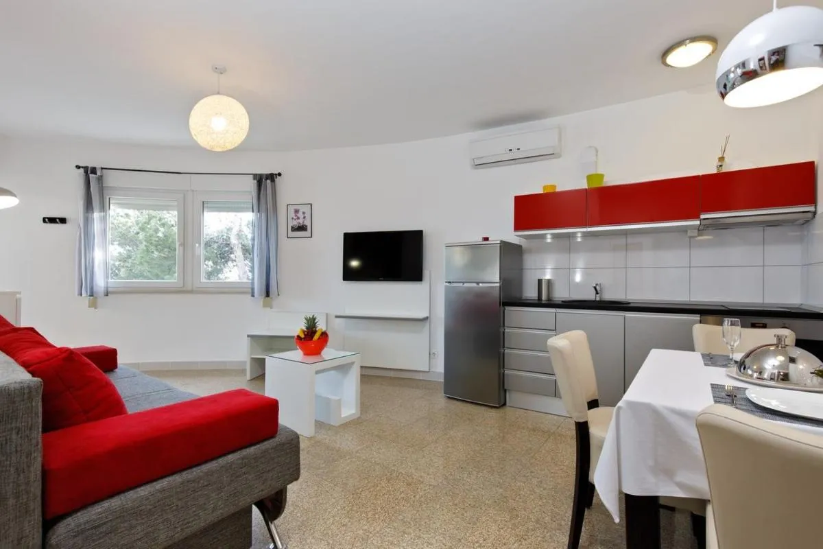 Living room in Ark Beach Apartments