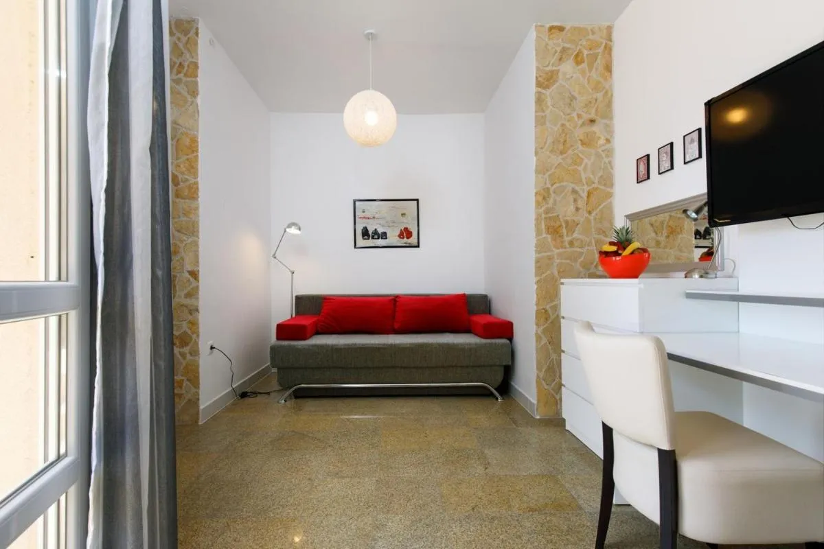 Living room in Ark Beach Apartments