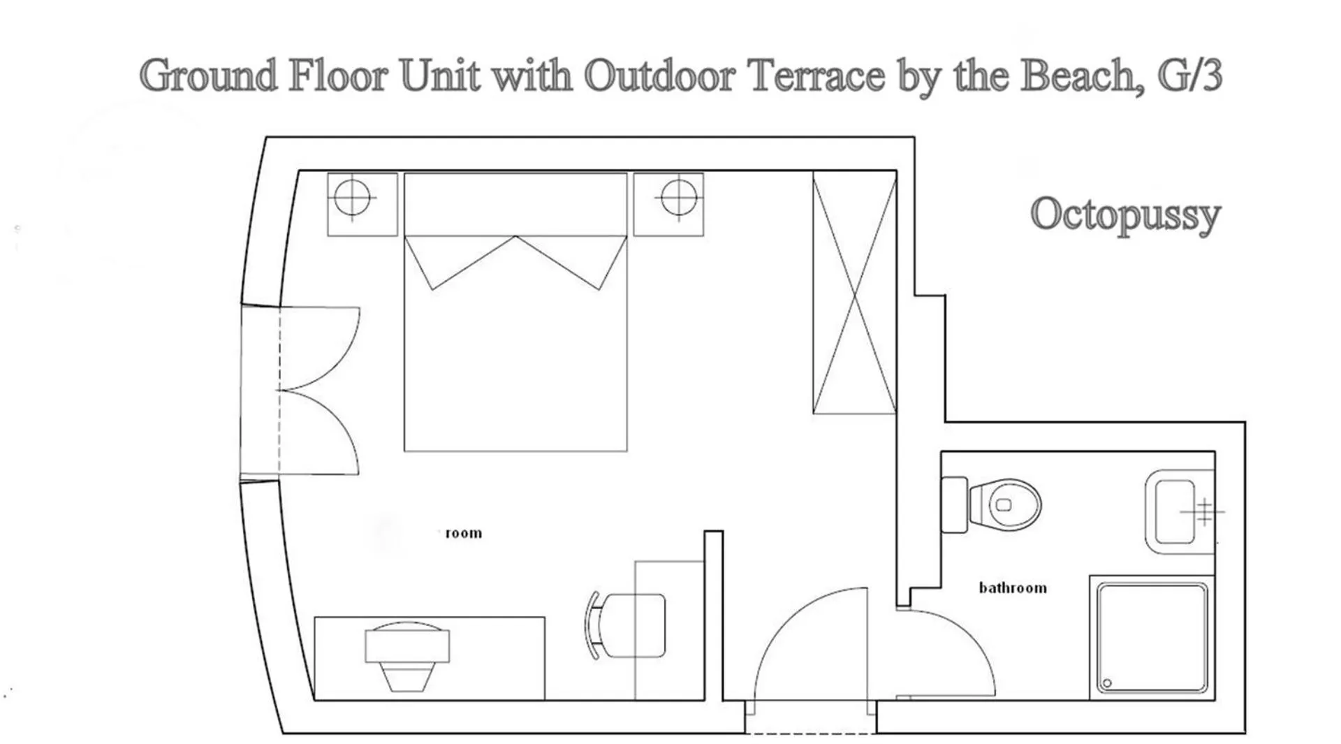 Floor plan in Ark Beach Apartments