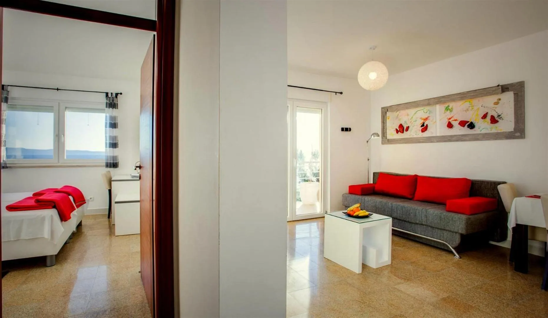 Sea view in Ark Beach Apartments