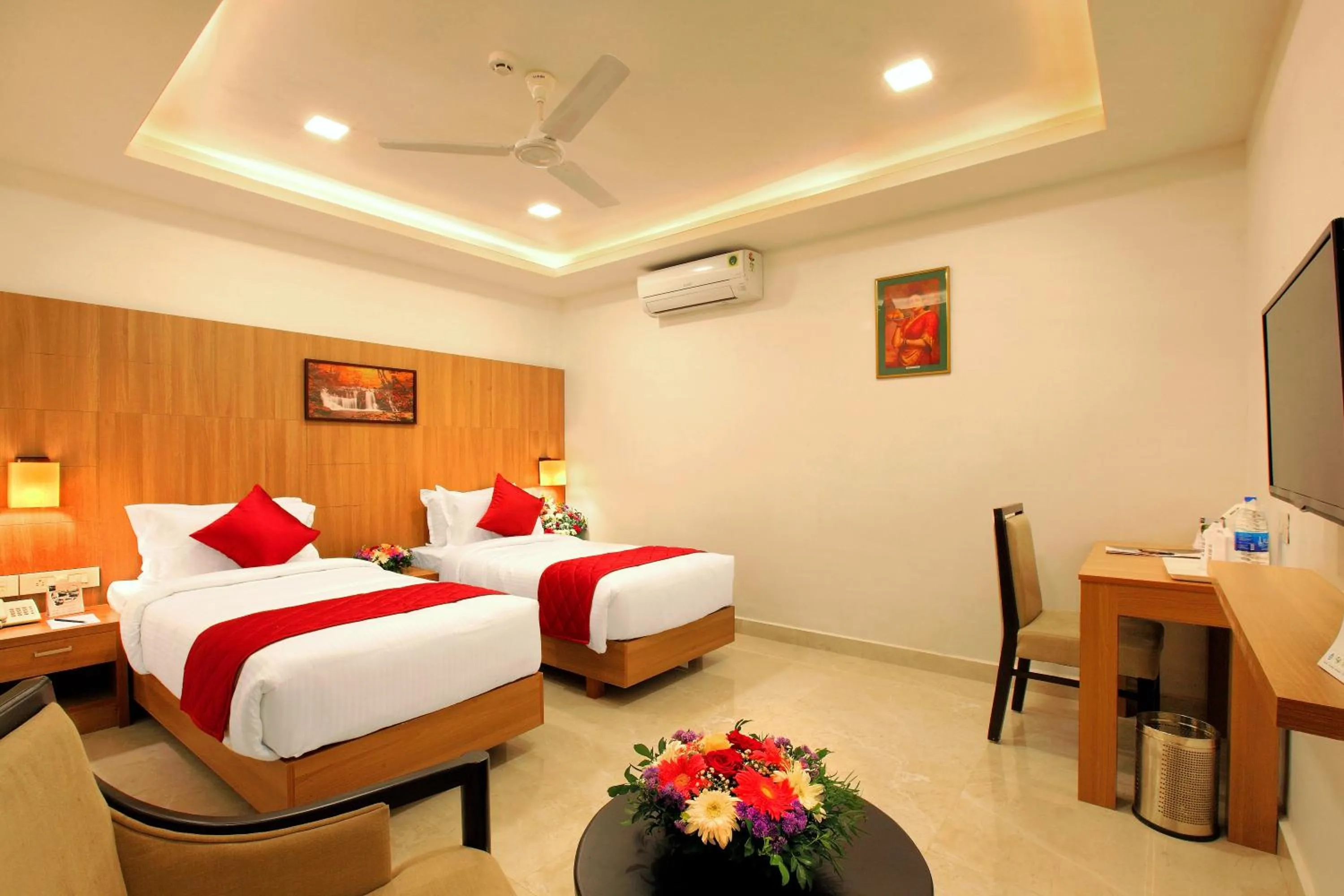 Bed in Enkeys Residency