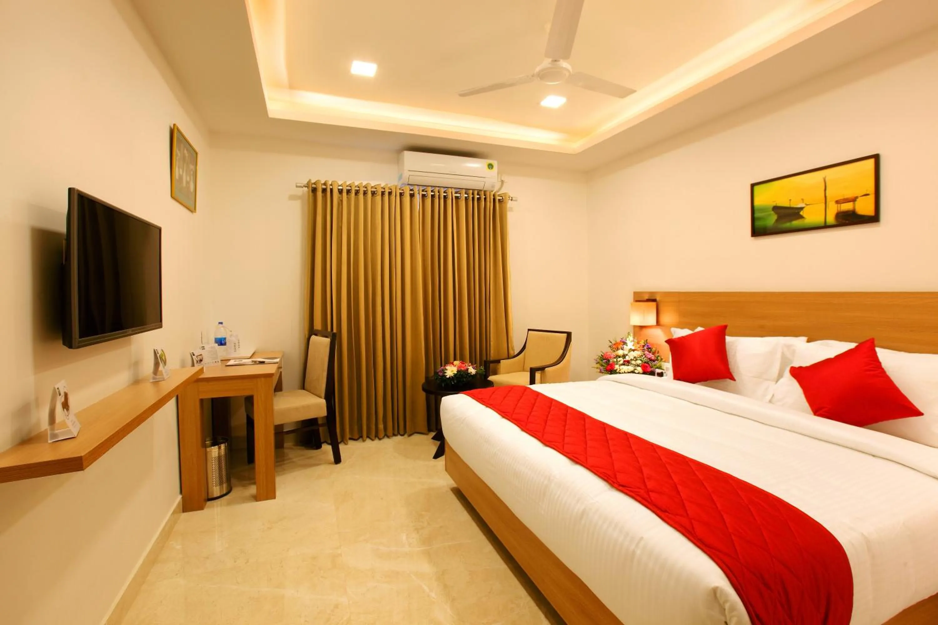 Bed in Enkeys Residency