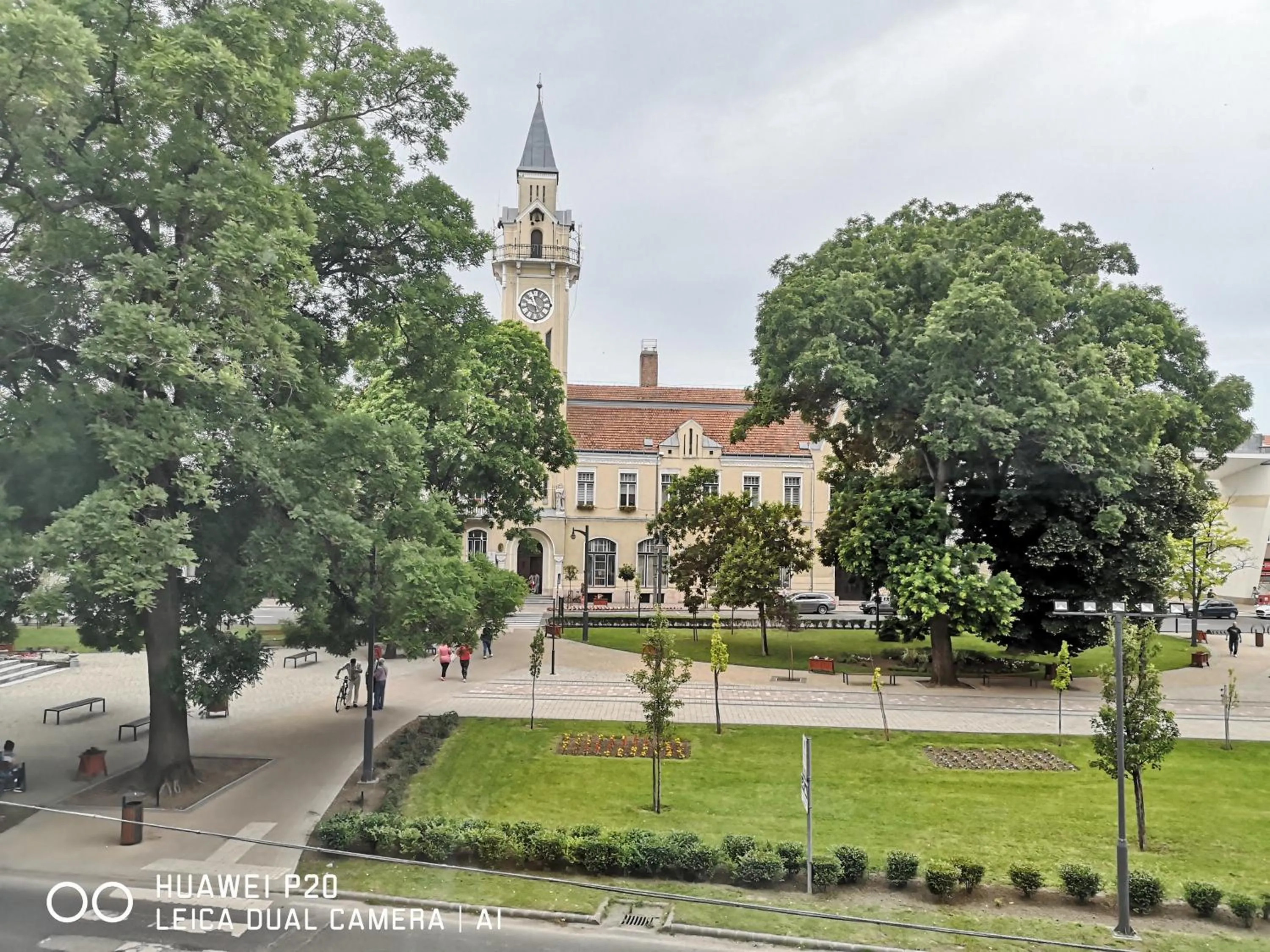 City view in Kakukk Panzió