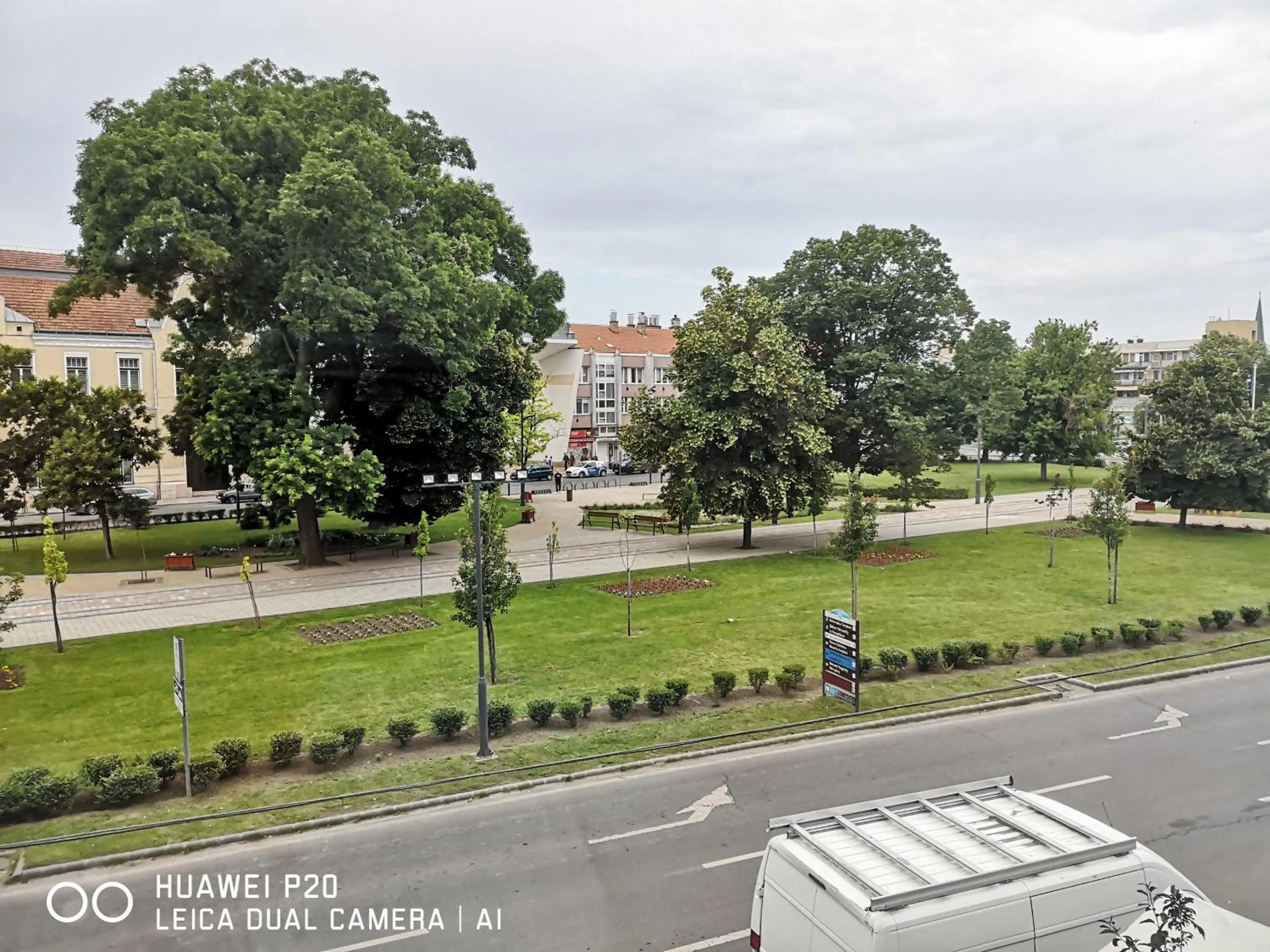 City view in Kakukk Panzió
