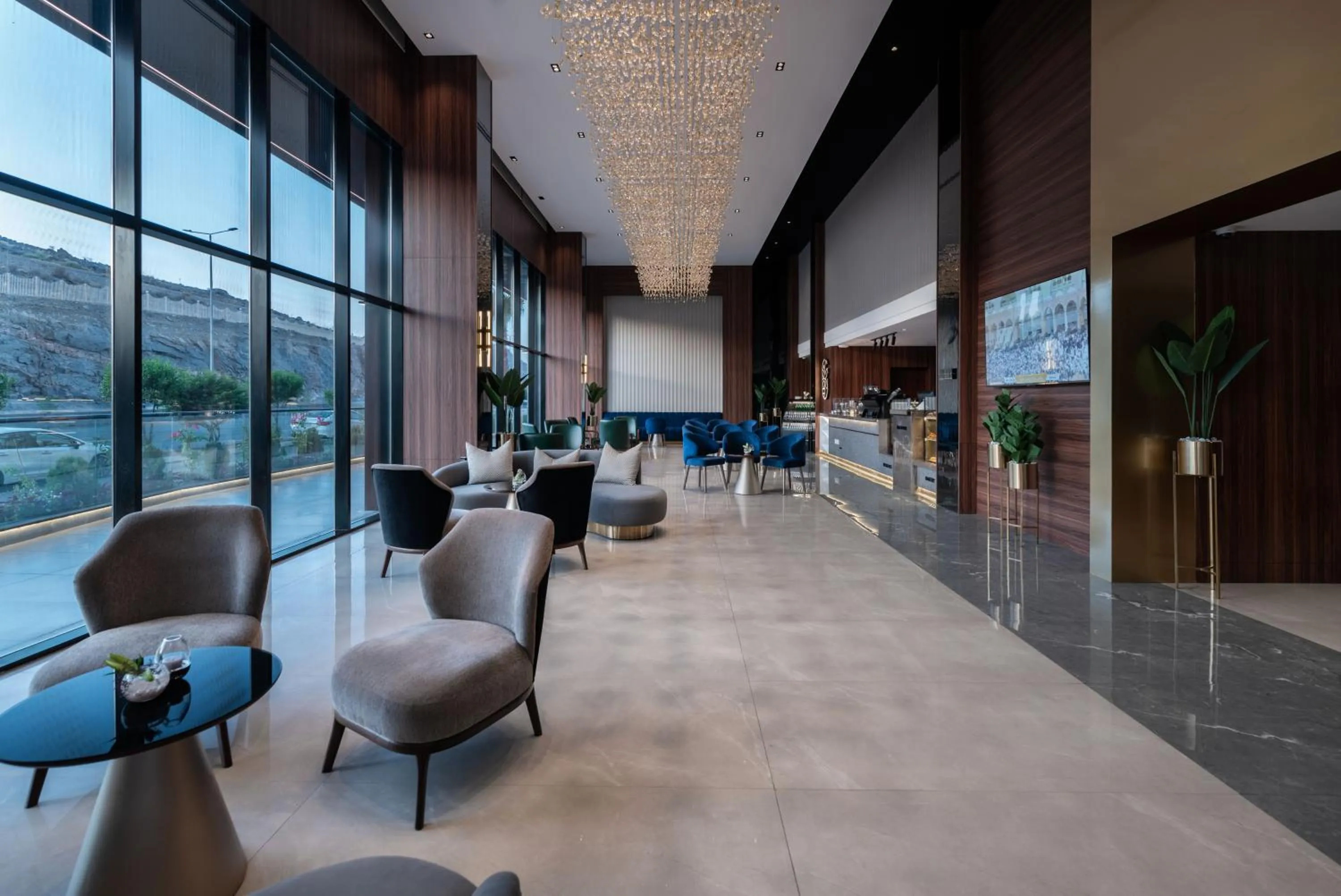 Seating area in Warwick Al Taif Hotel