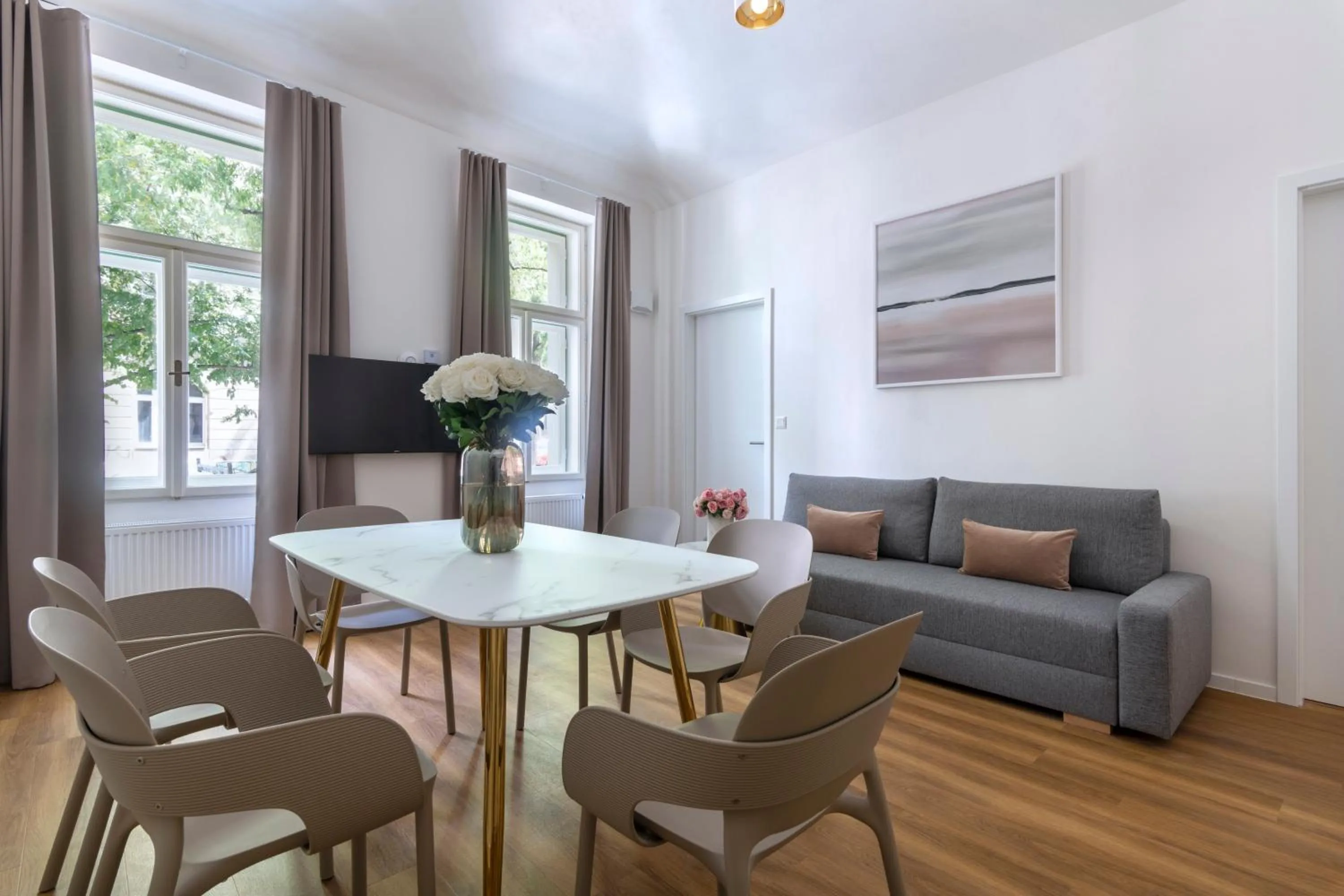 Living room in Encore Boutique Residence by Dwellfort