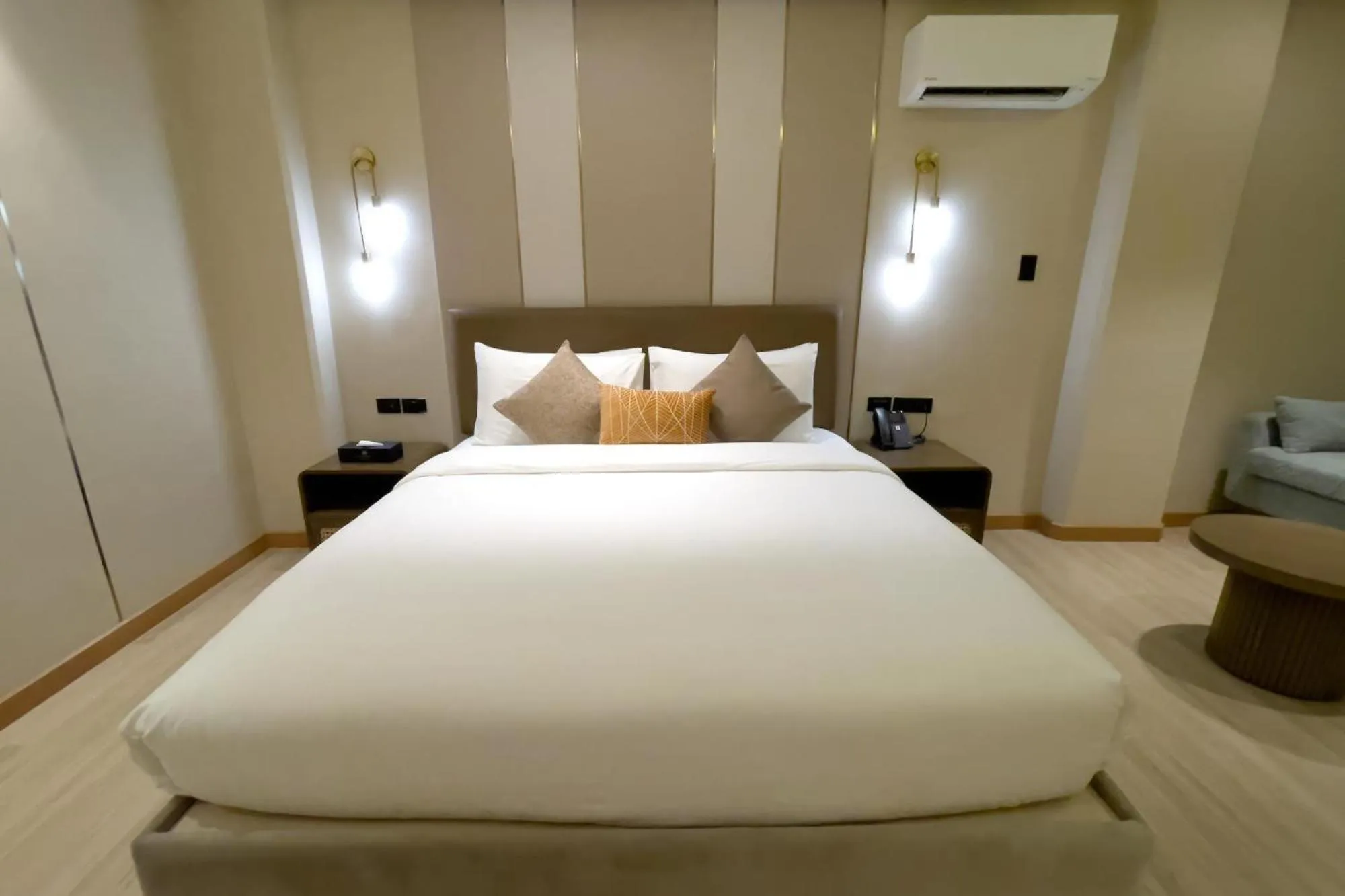 Bed in Belajandro Hotel Angeles City