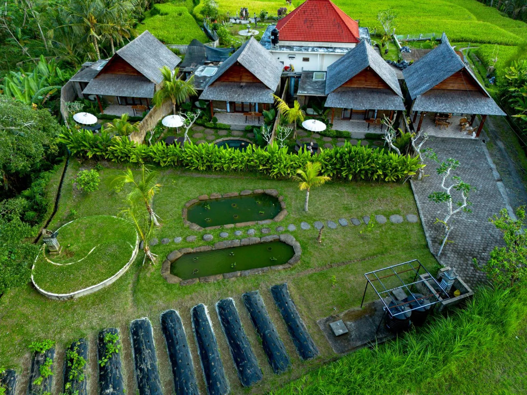 Property building in Tiare Villa Ubud by Dhananjaya Hospitality