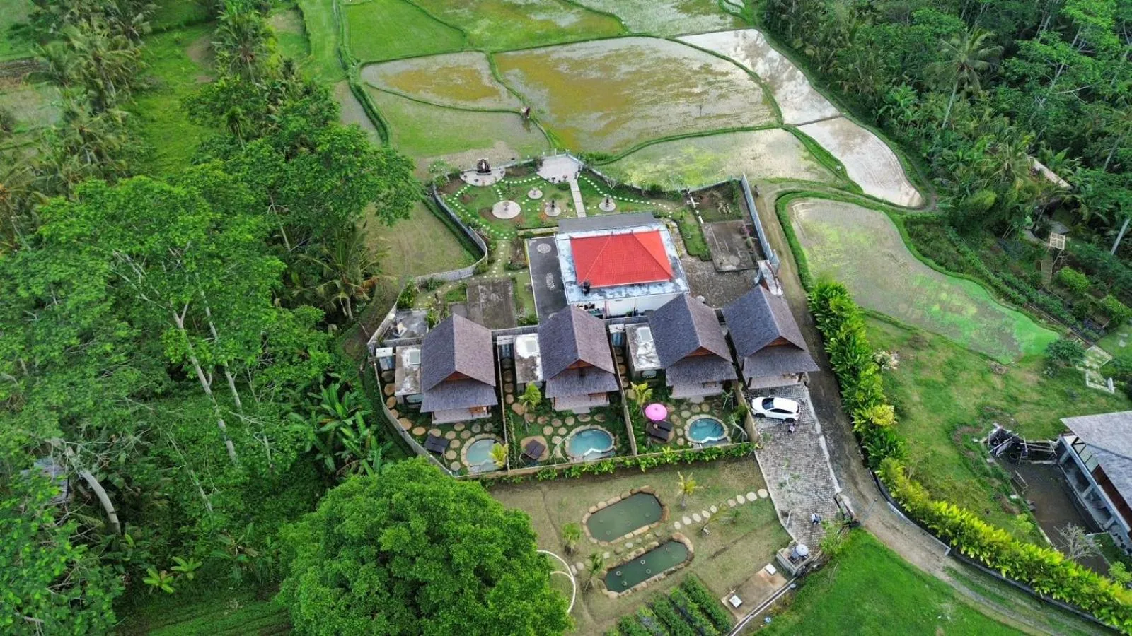 Property building in Tiare Villa Ubud by Dhananjaya Hospitality