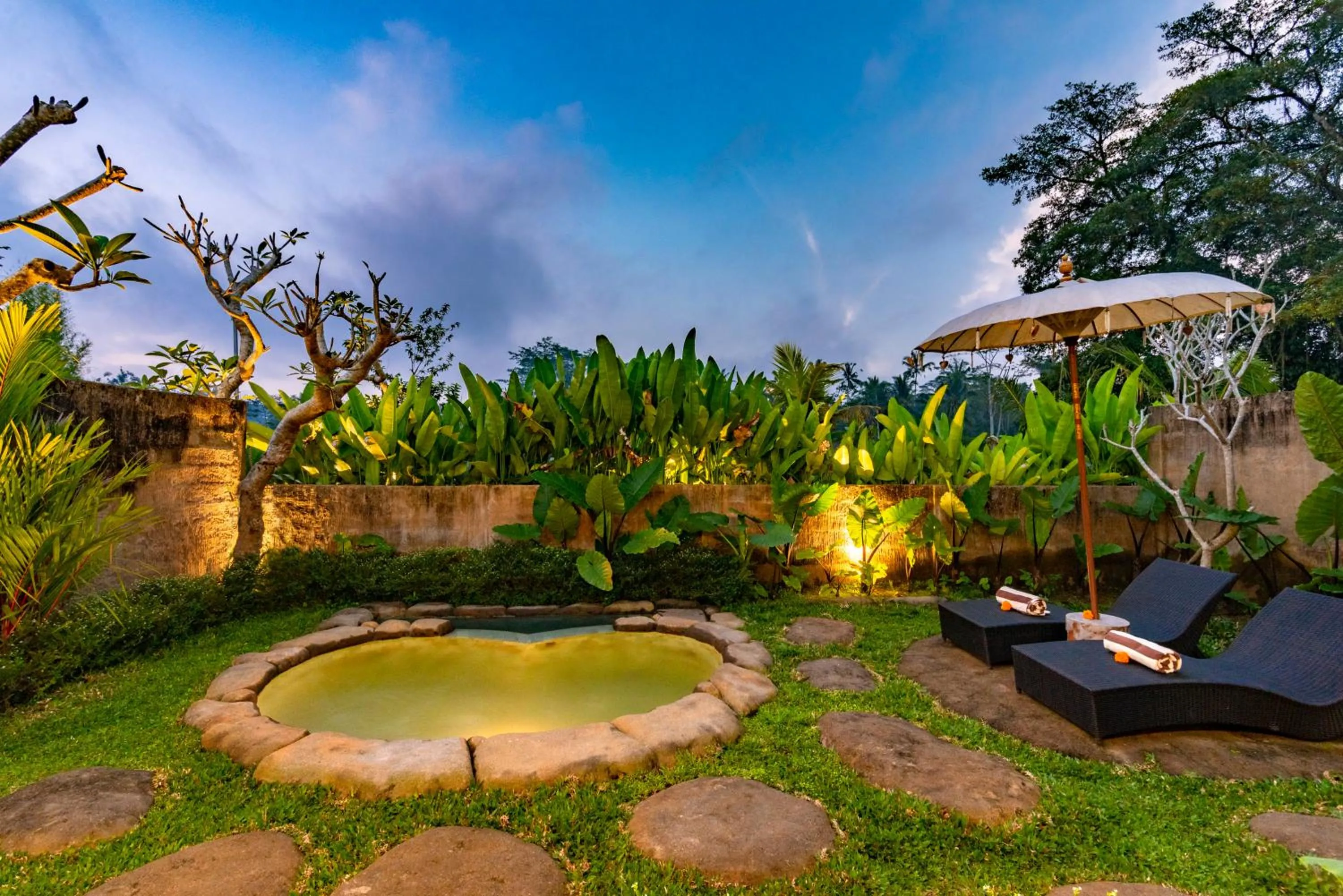 Patio in Tiare Villa Ubud by Dhananjaya Hospitality