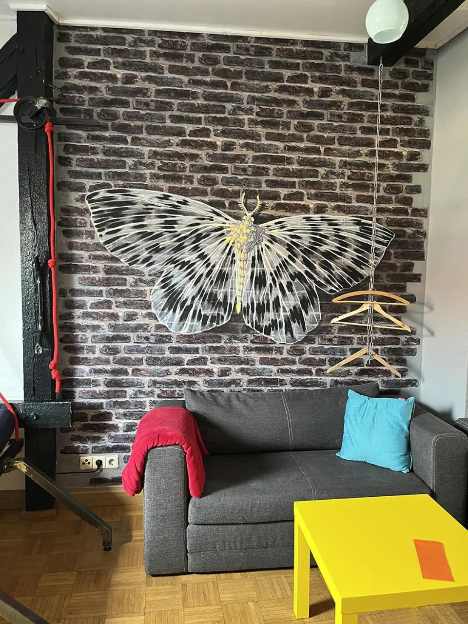 Living room in Homeplanet Hostel