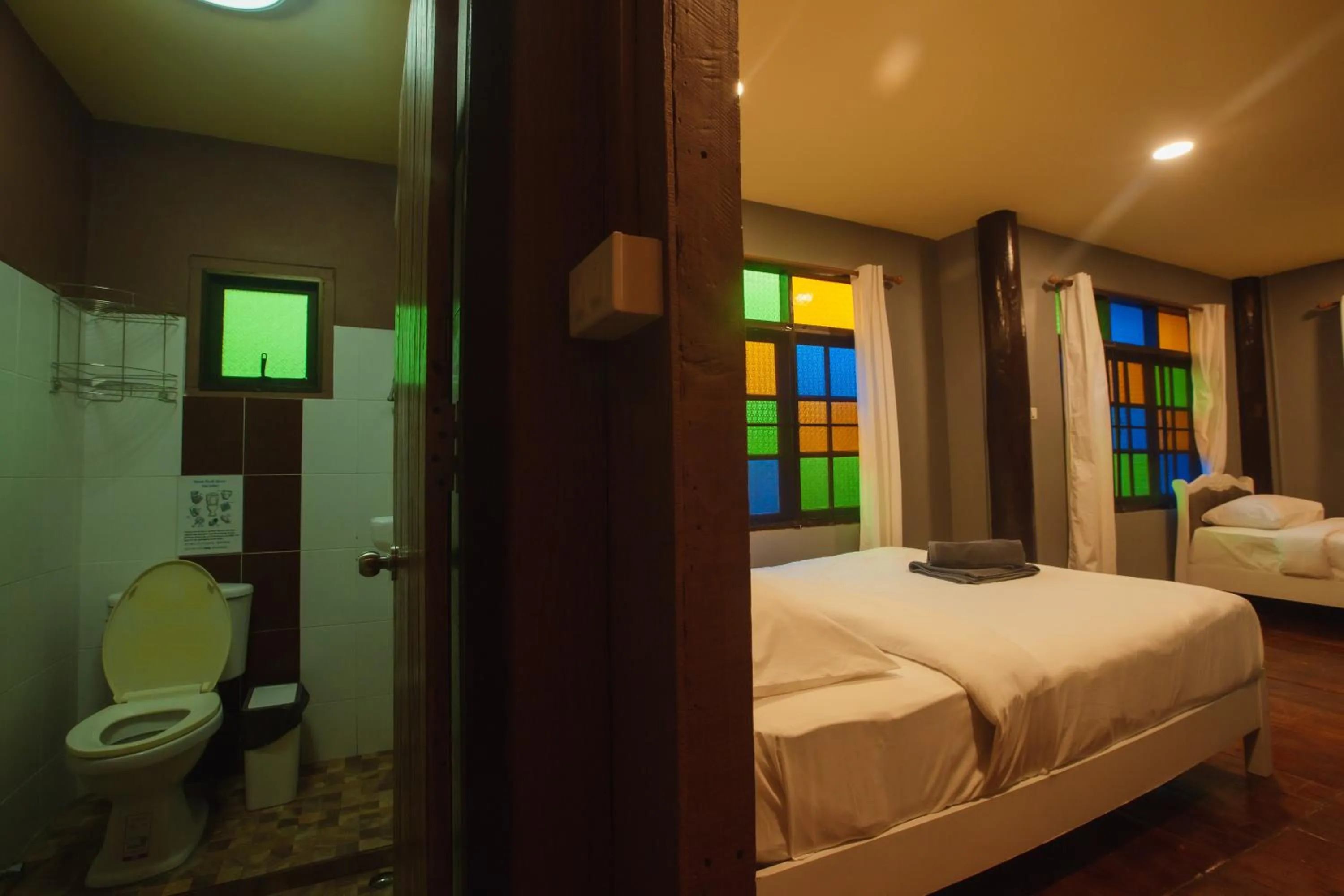 Bathroom, Bed in Agga CNX Hostel