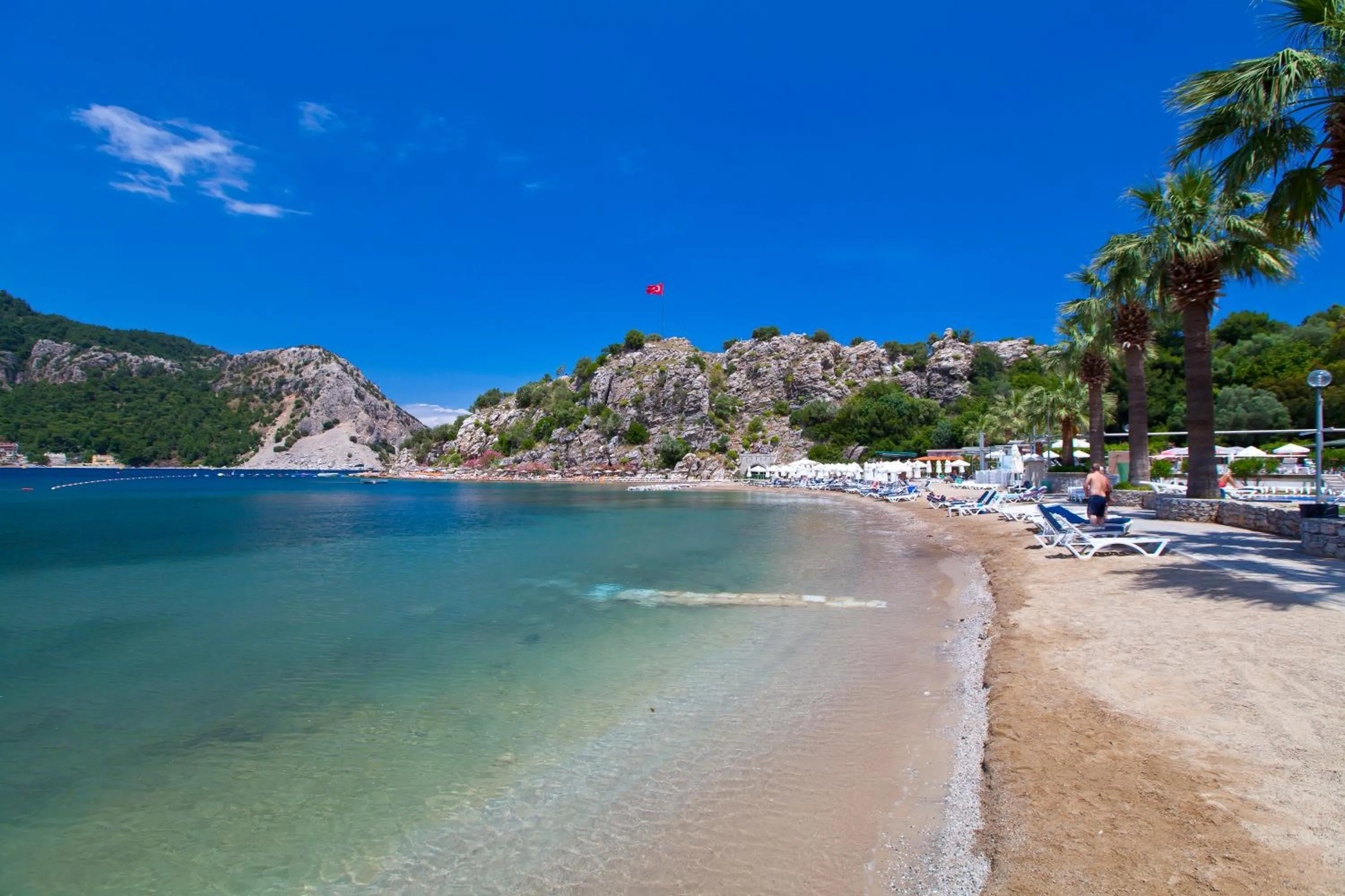 Beach in Turunc Resort Hotel