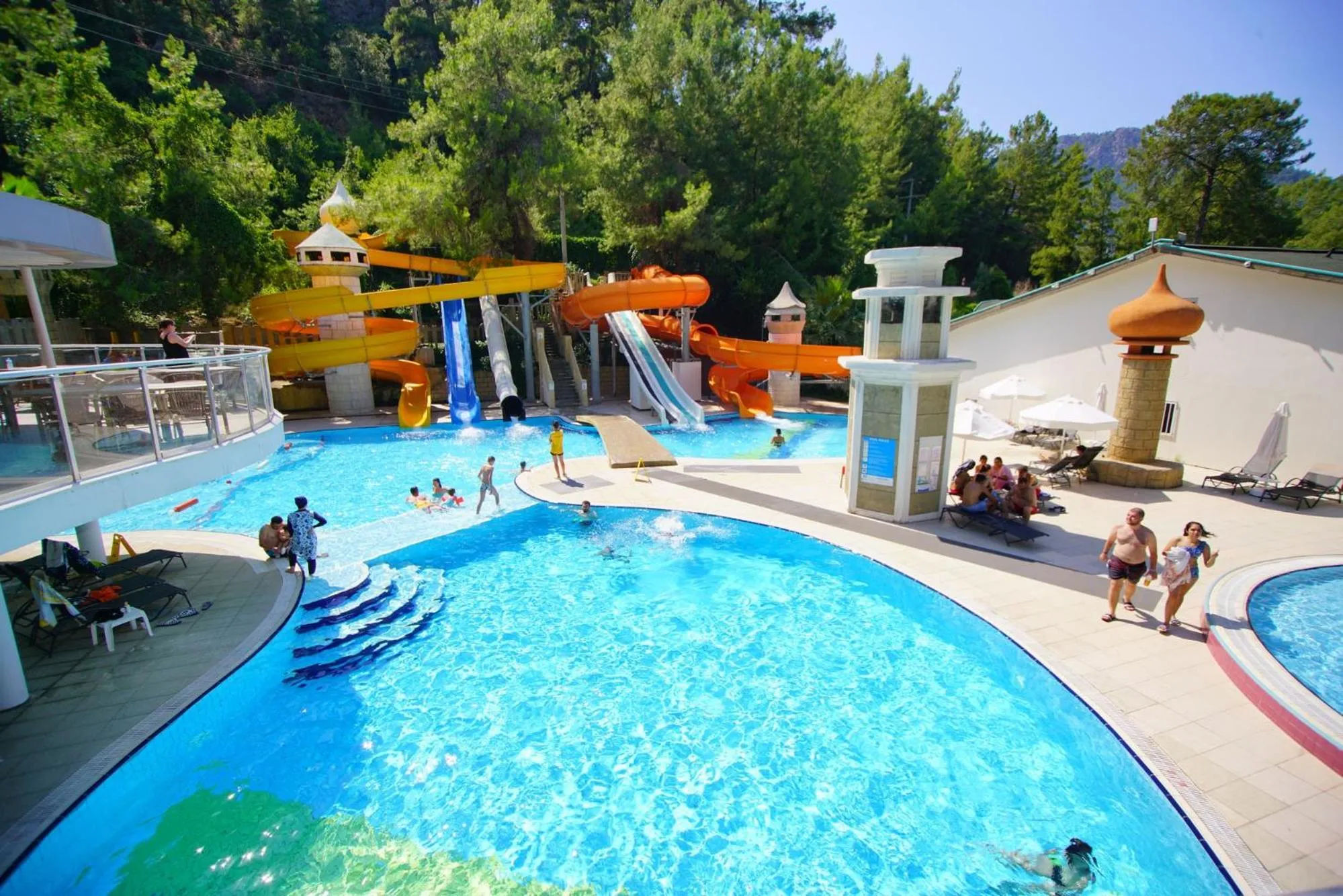 Aqua park in Turunc Resort Hotel