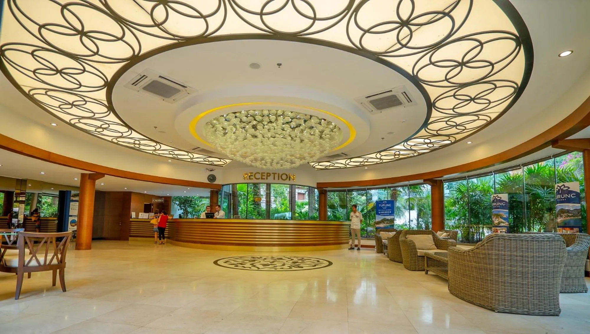 Lobby or reception in Turunc Resort Hotel