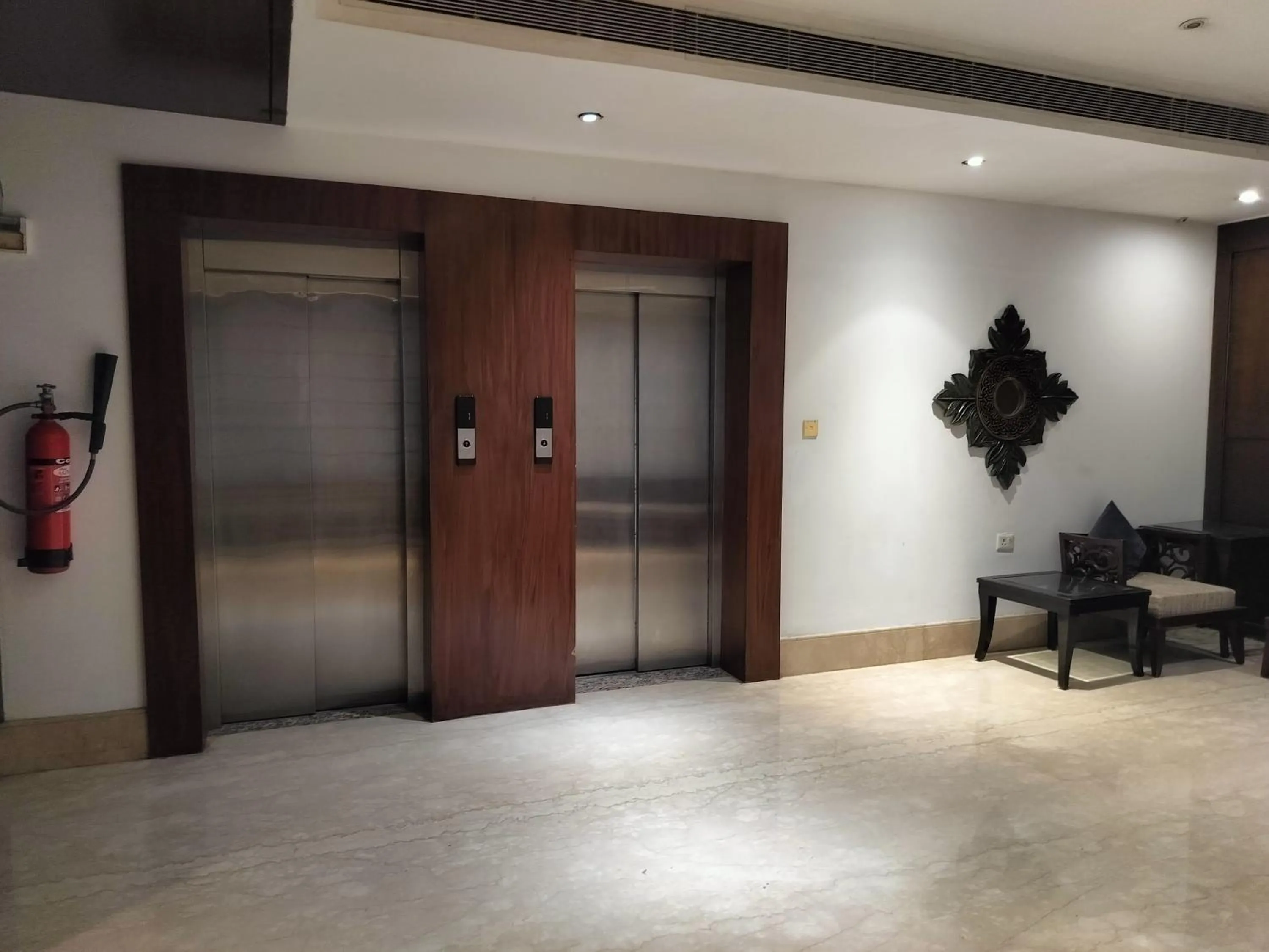 elevator in Bel-La Monde Hotel NH8 at 6km from IGI Airport Delhi