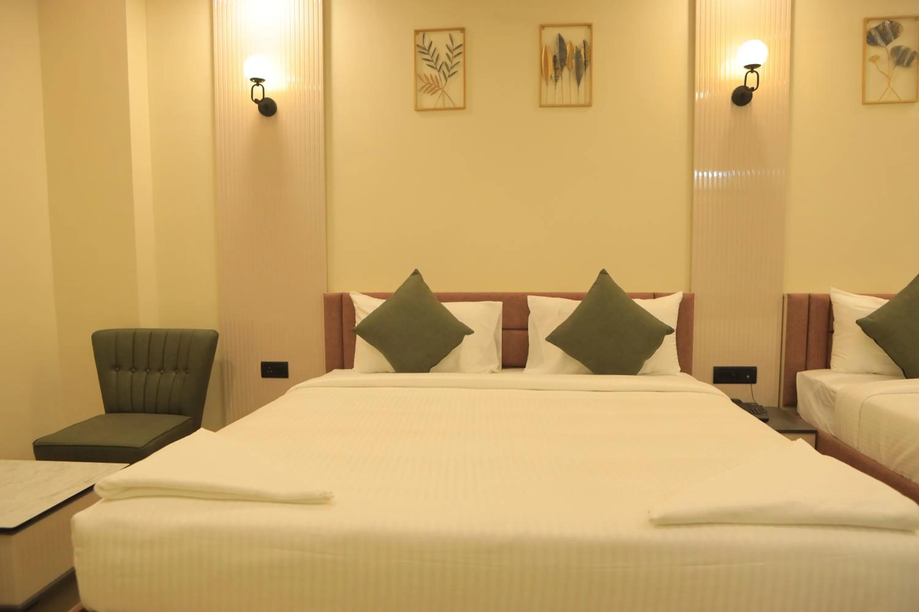 Bedroom, Bed in KANS ONE - Hotel & Banquets