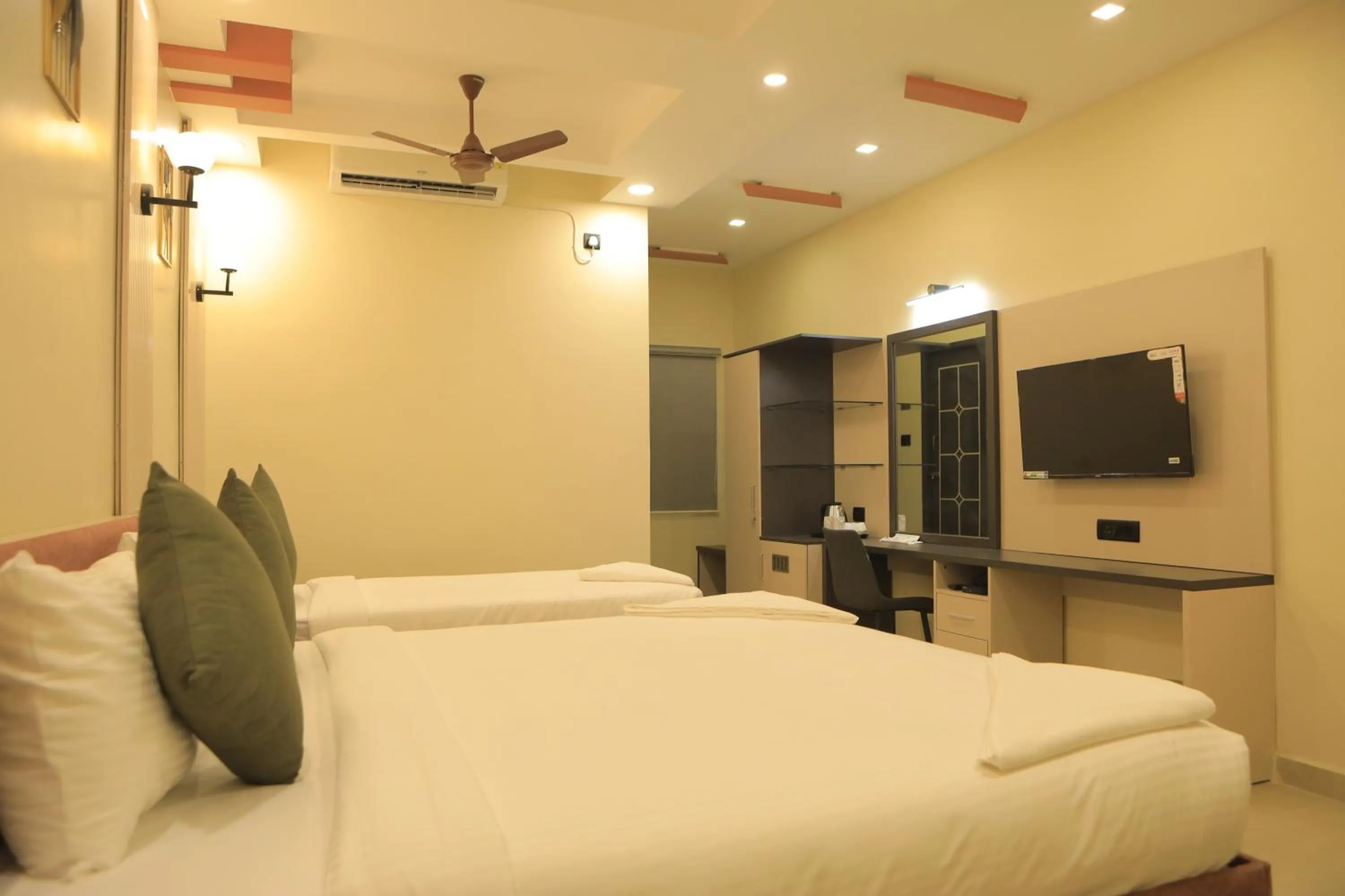 Bed in KANS ONE - Hotel & Banquets