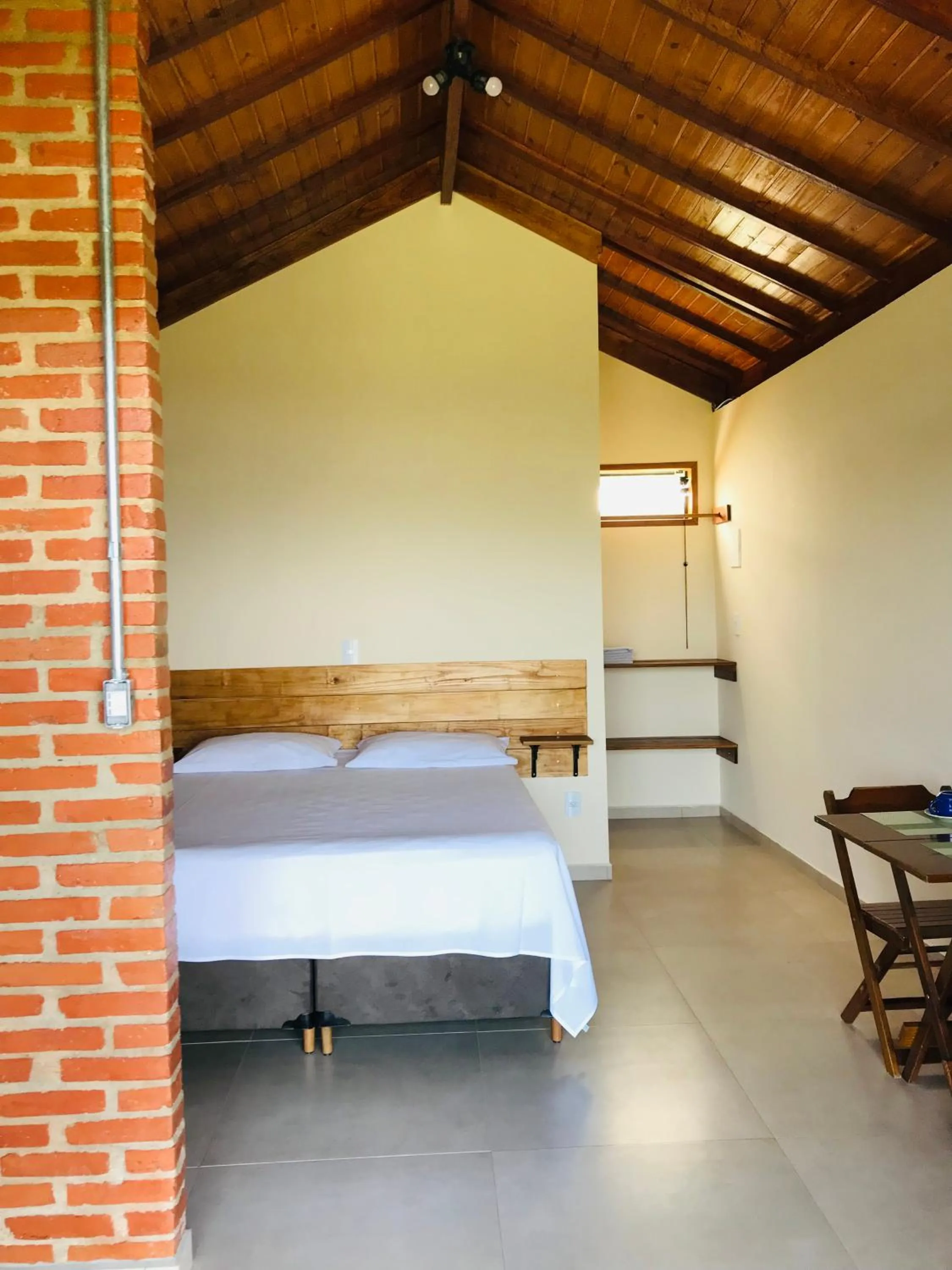 Bed in Chalé da Montanha - Locações