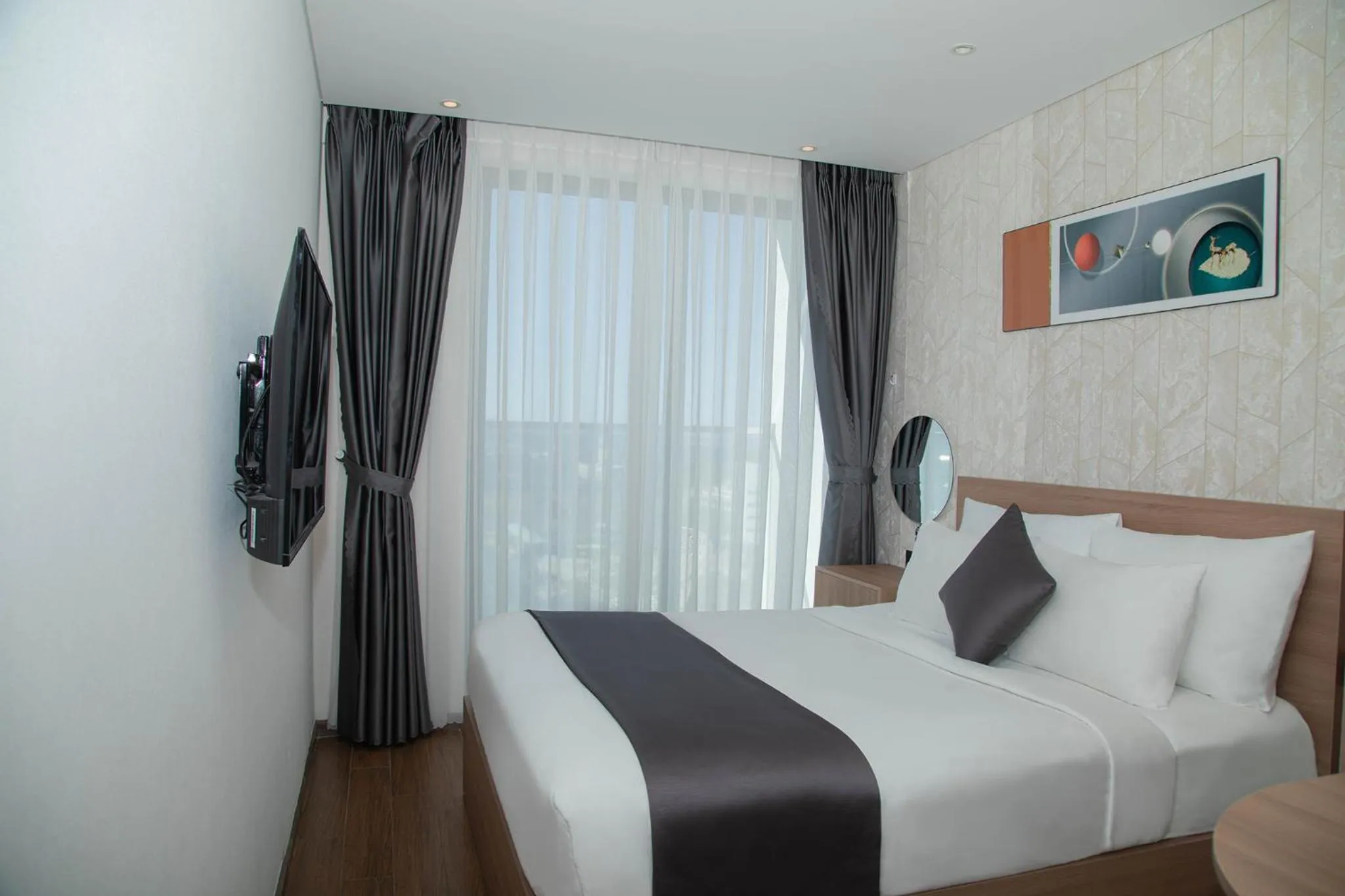 Bedroom, Bed in Apec SeaView Sun-Condotel Tuy Hoa