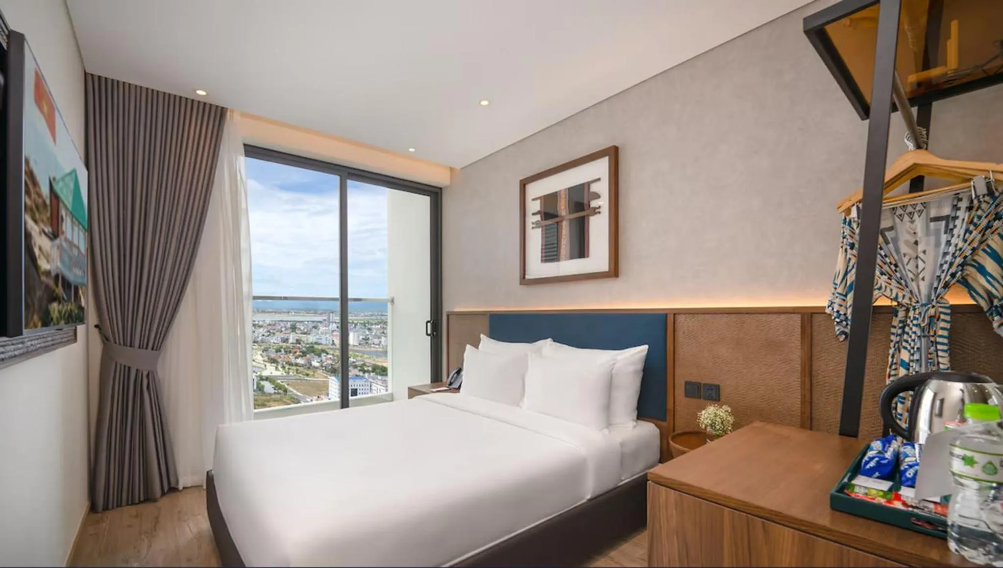 Natural landscape, Bed in Apec SeaView Sun-Condotel Tuy Hoa