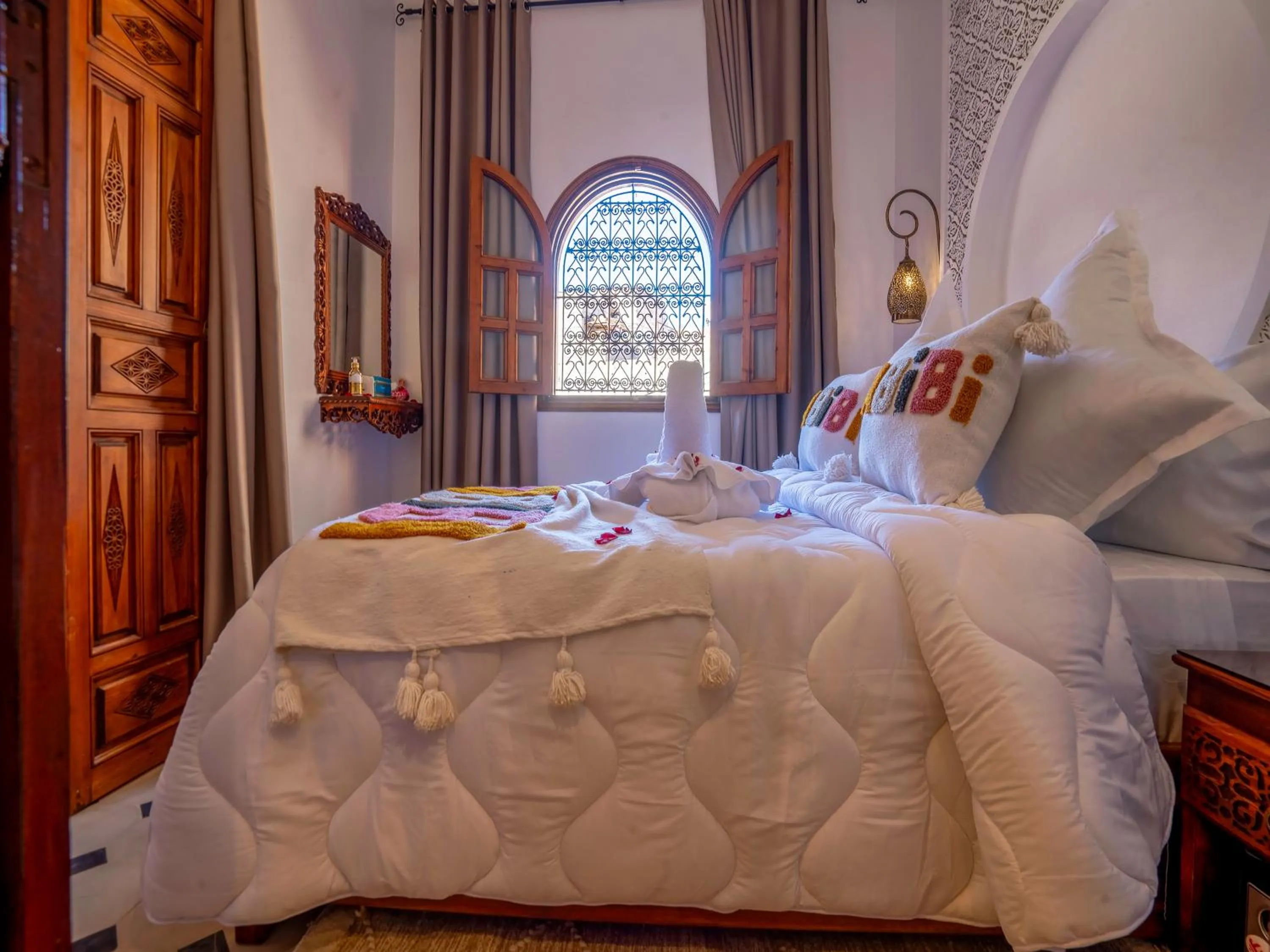 Photo of the whole room, Bed in Riad Le Nid De Fatima