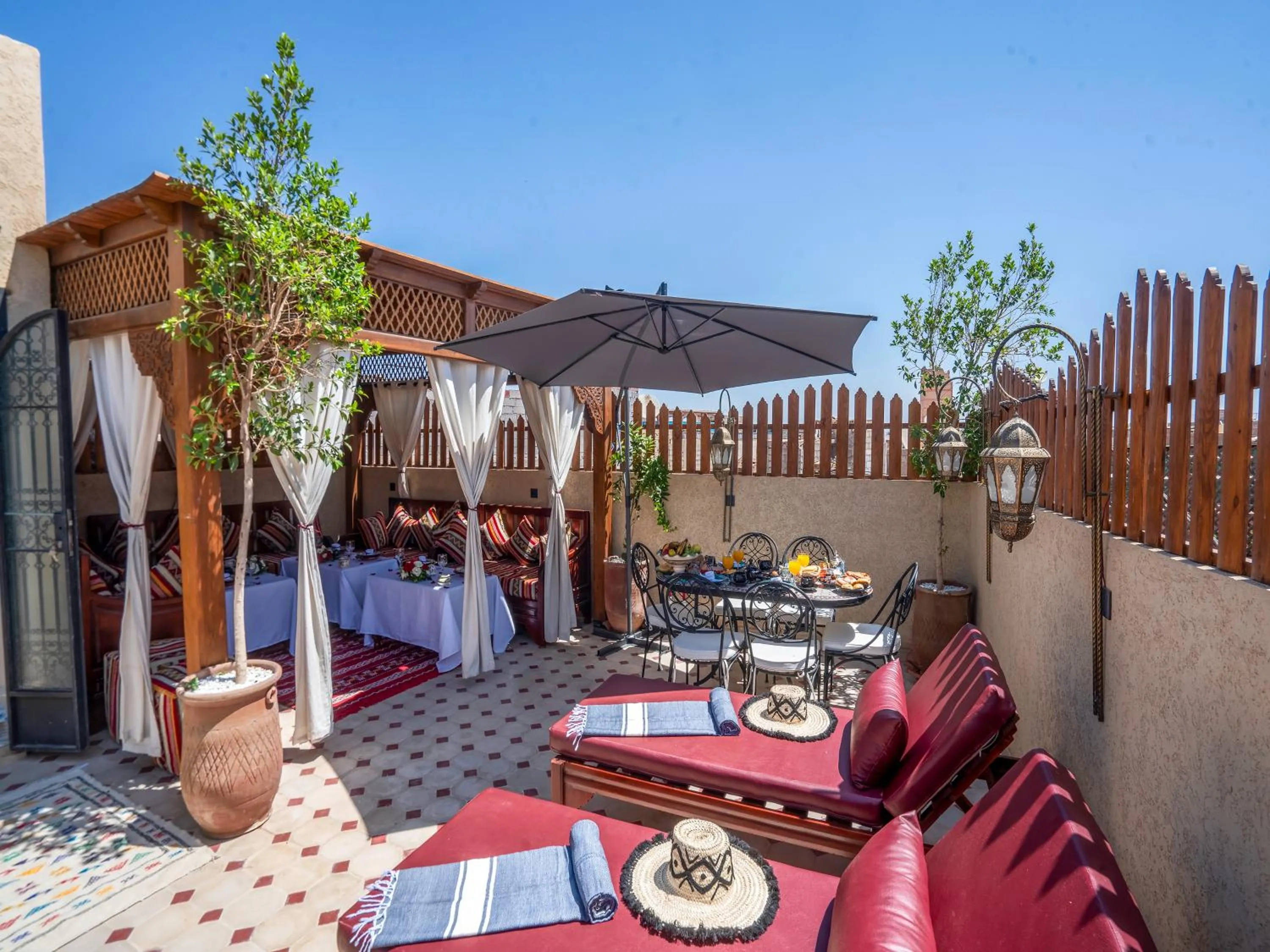 Patio in Riad Le Nid De Fatima