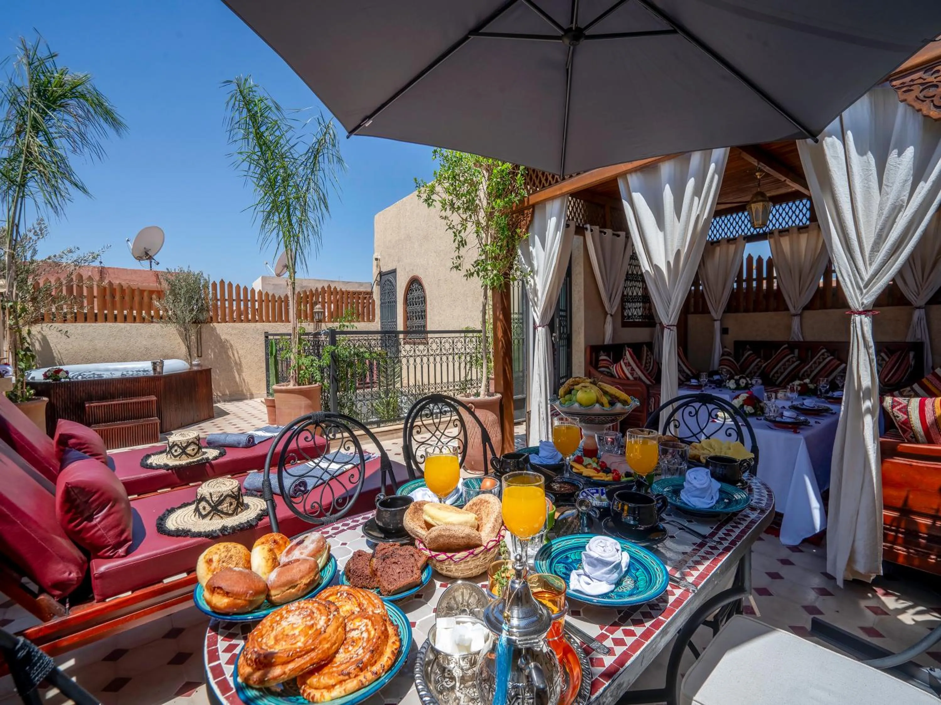 Patio in Riad Le Nid De Fatima