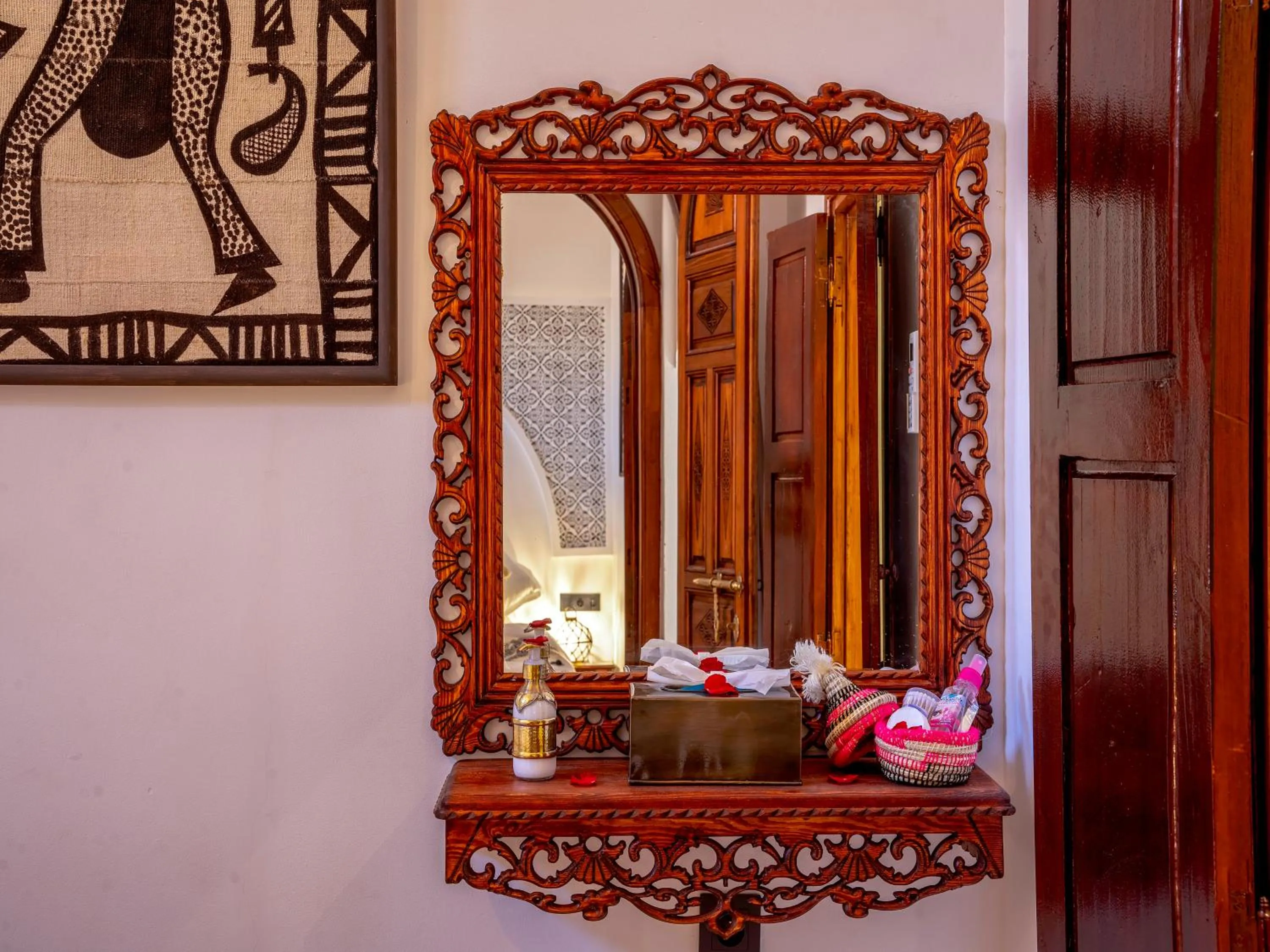 Decorative detail in Riad Le Nid De Fatima