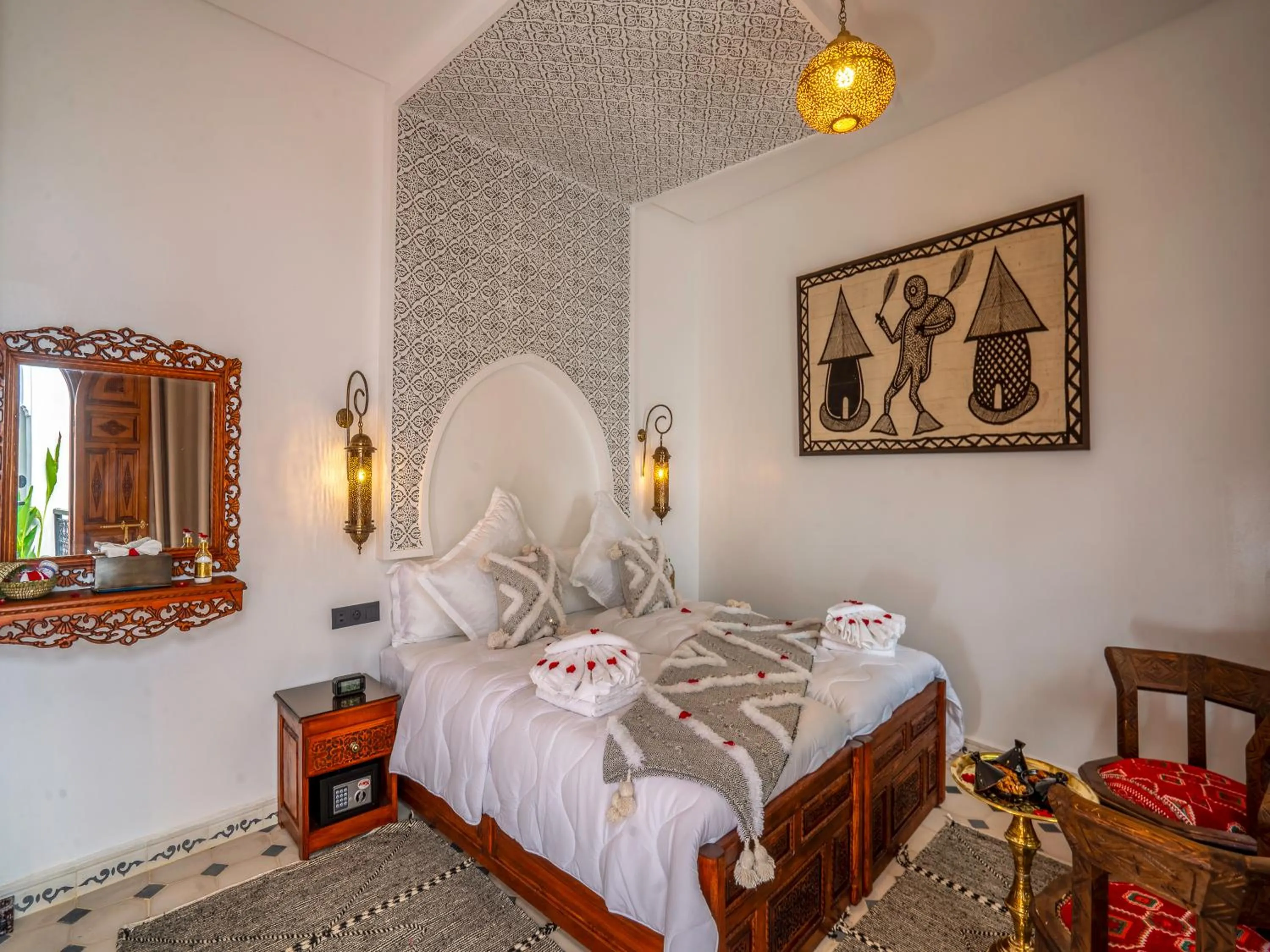 Bed in Riad Le Nid De Fatima