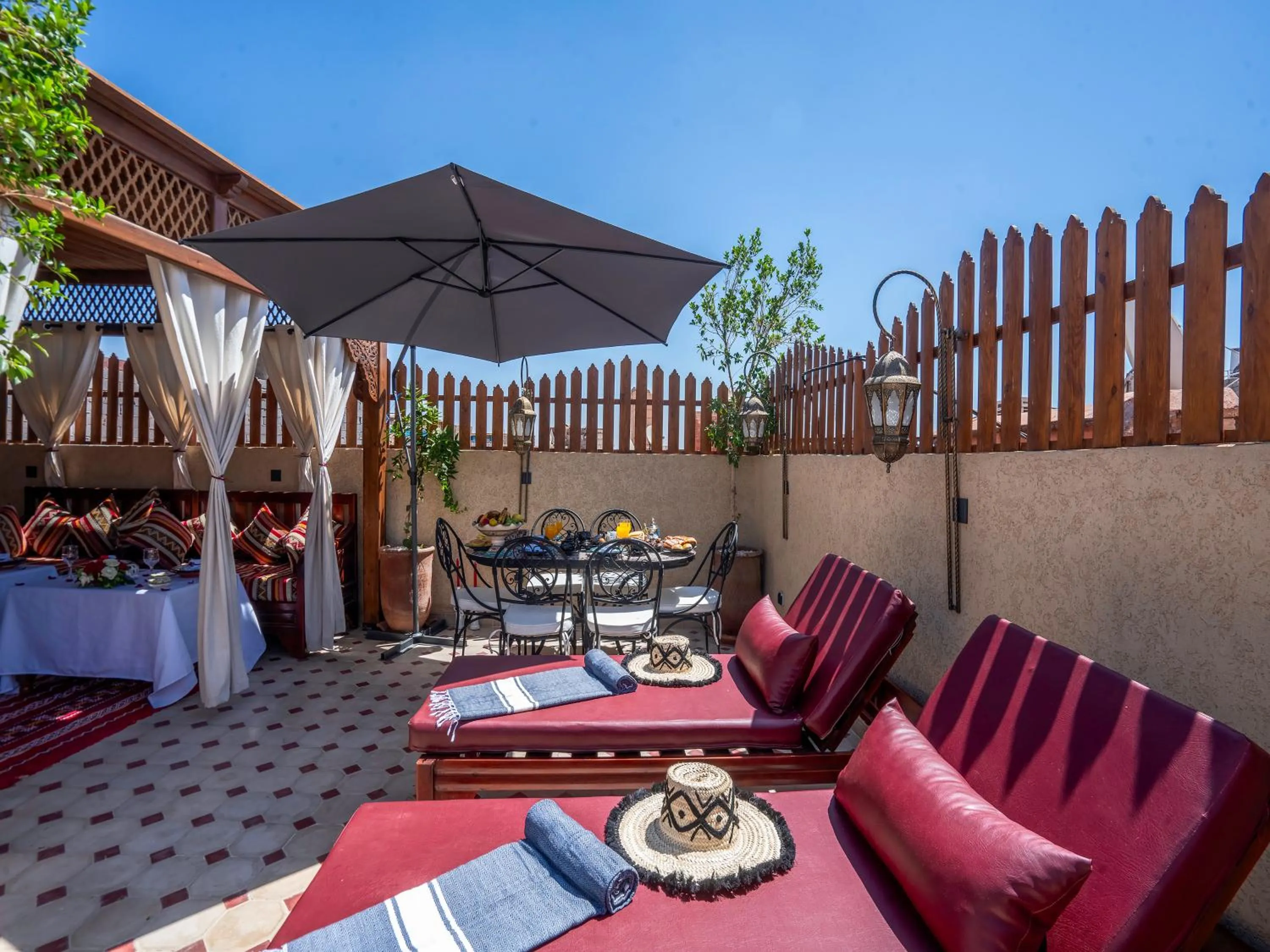 Patio in Riad Le Nid De Fatima