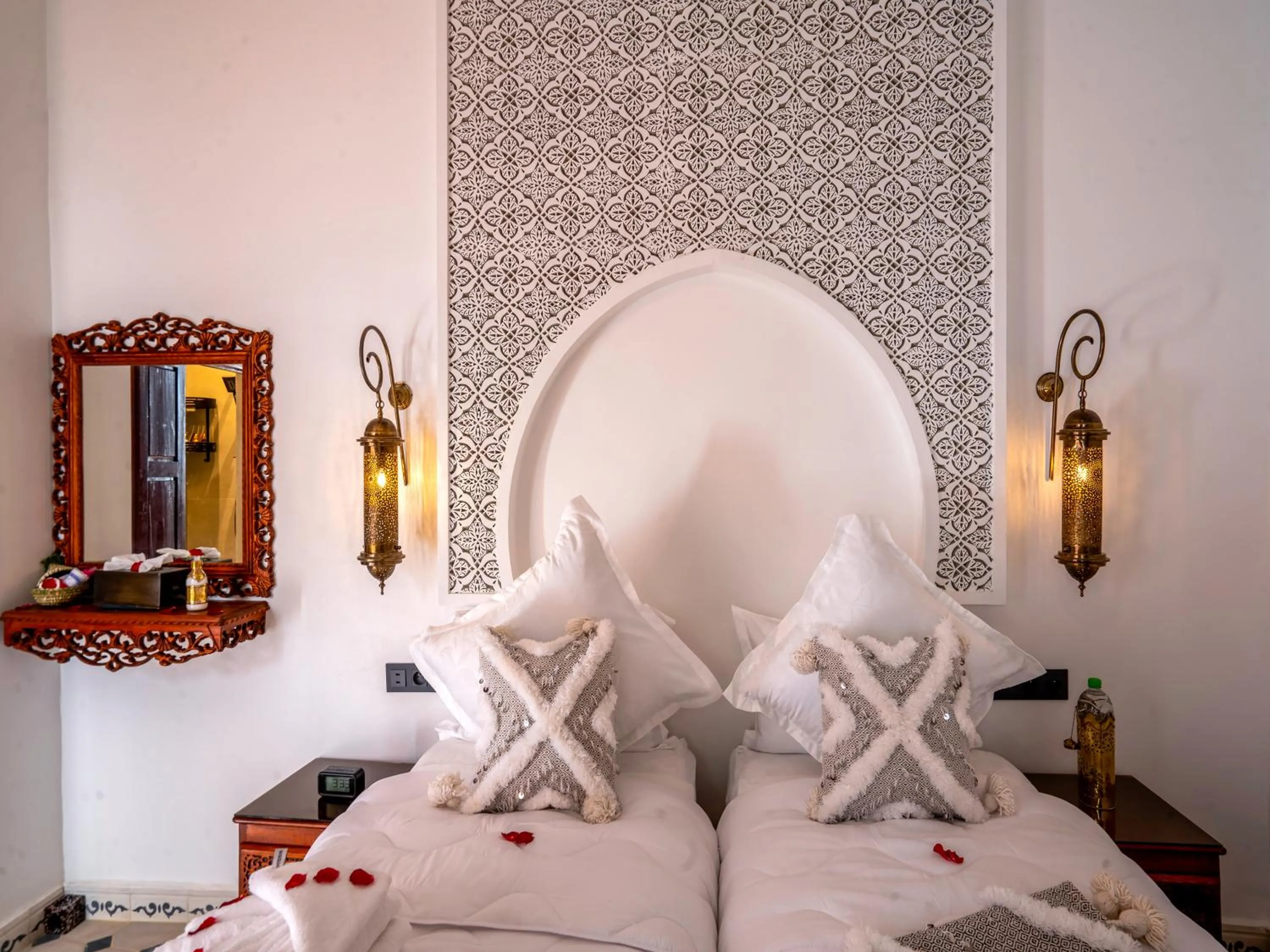 Bed in Riad Le Nid De Fatima