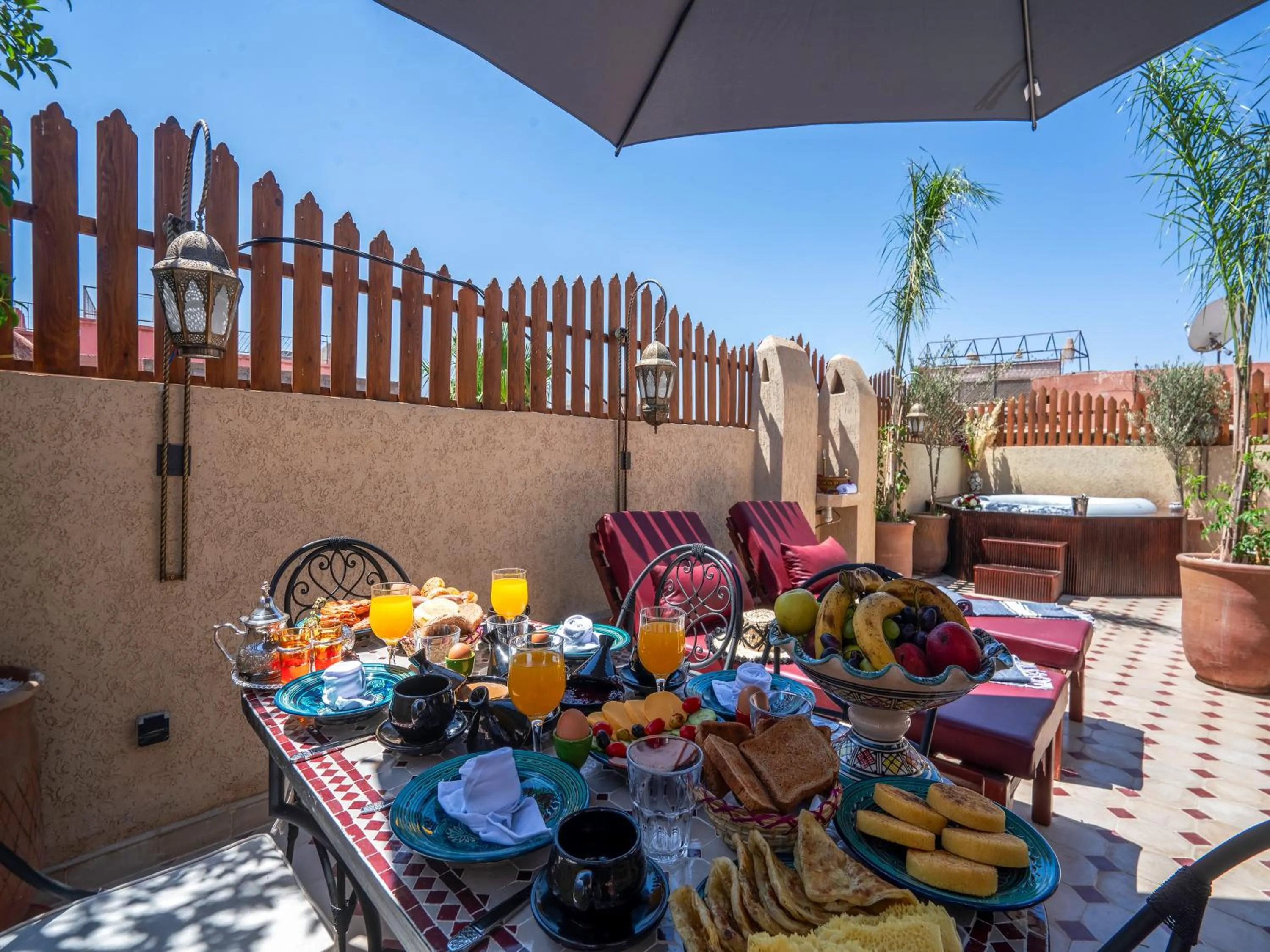 Patio in Riad Le Nid De Fatima