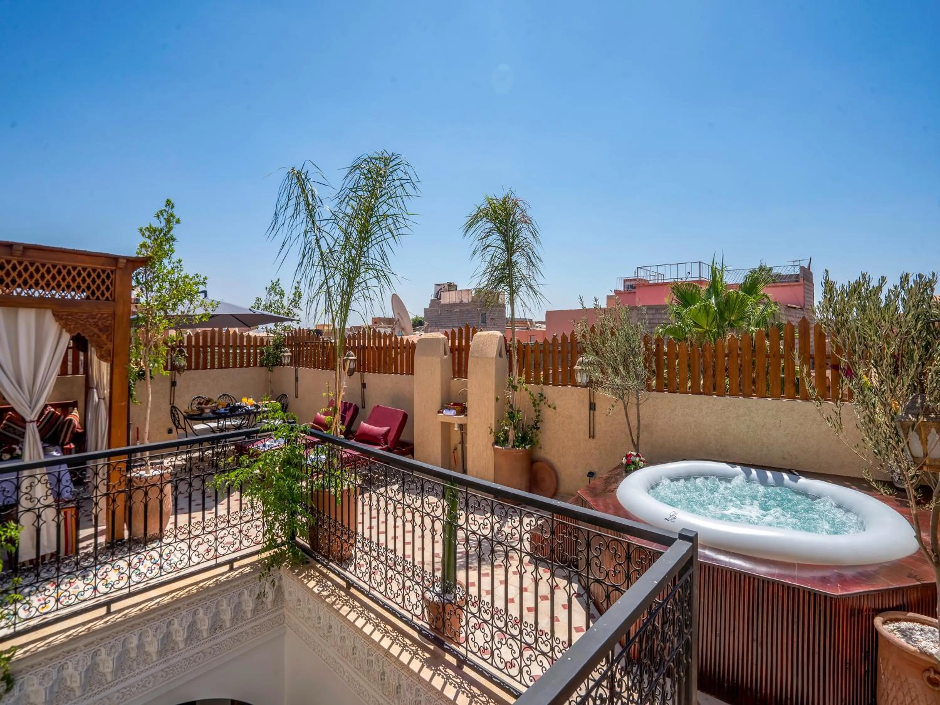 Patio in Riad Le Nid De Fatima