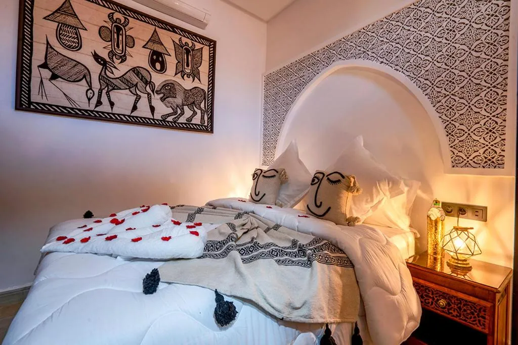 Bed in Riad Le Nid De Fatima