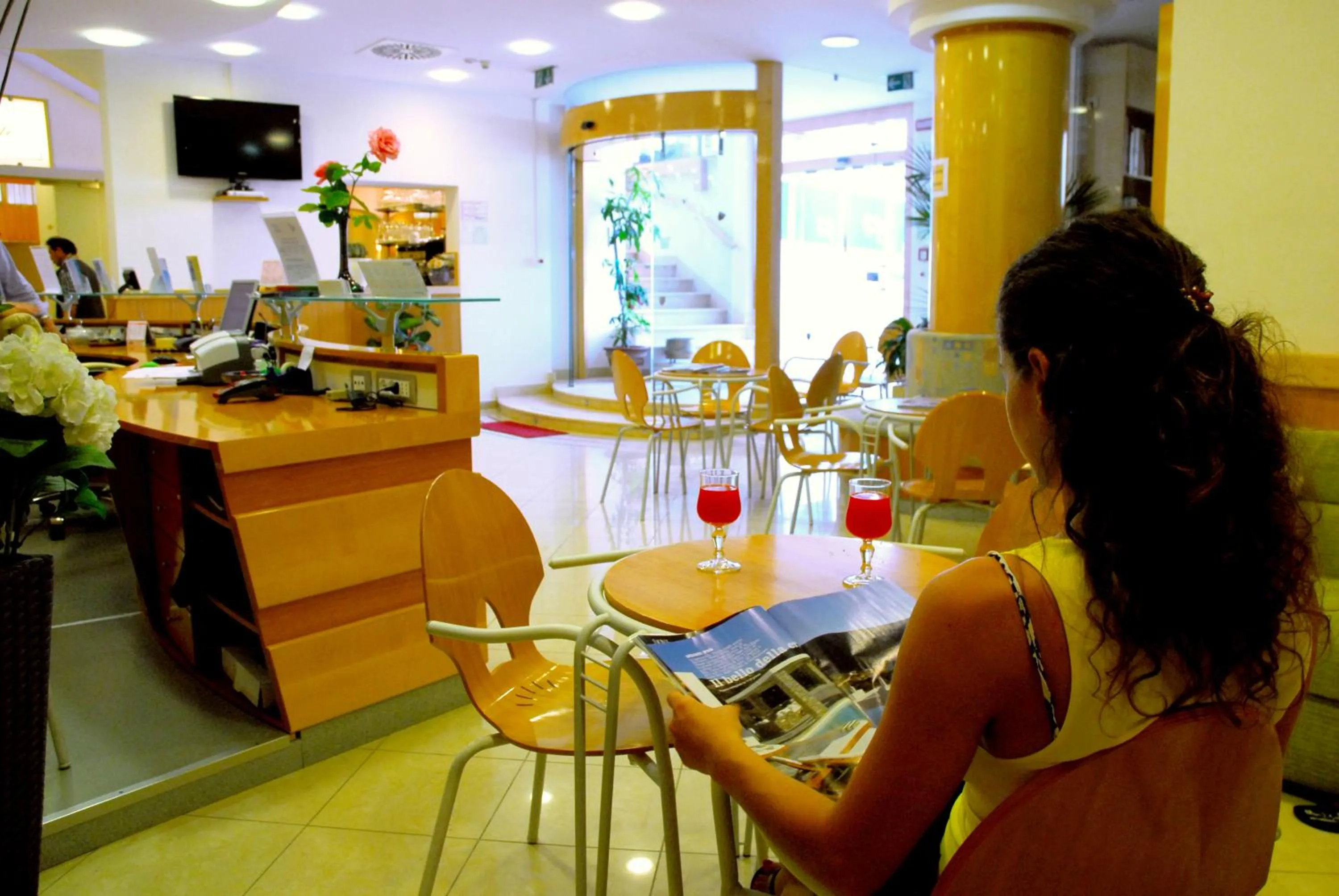 Lobby or reception in Grazia Hotel