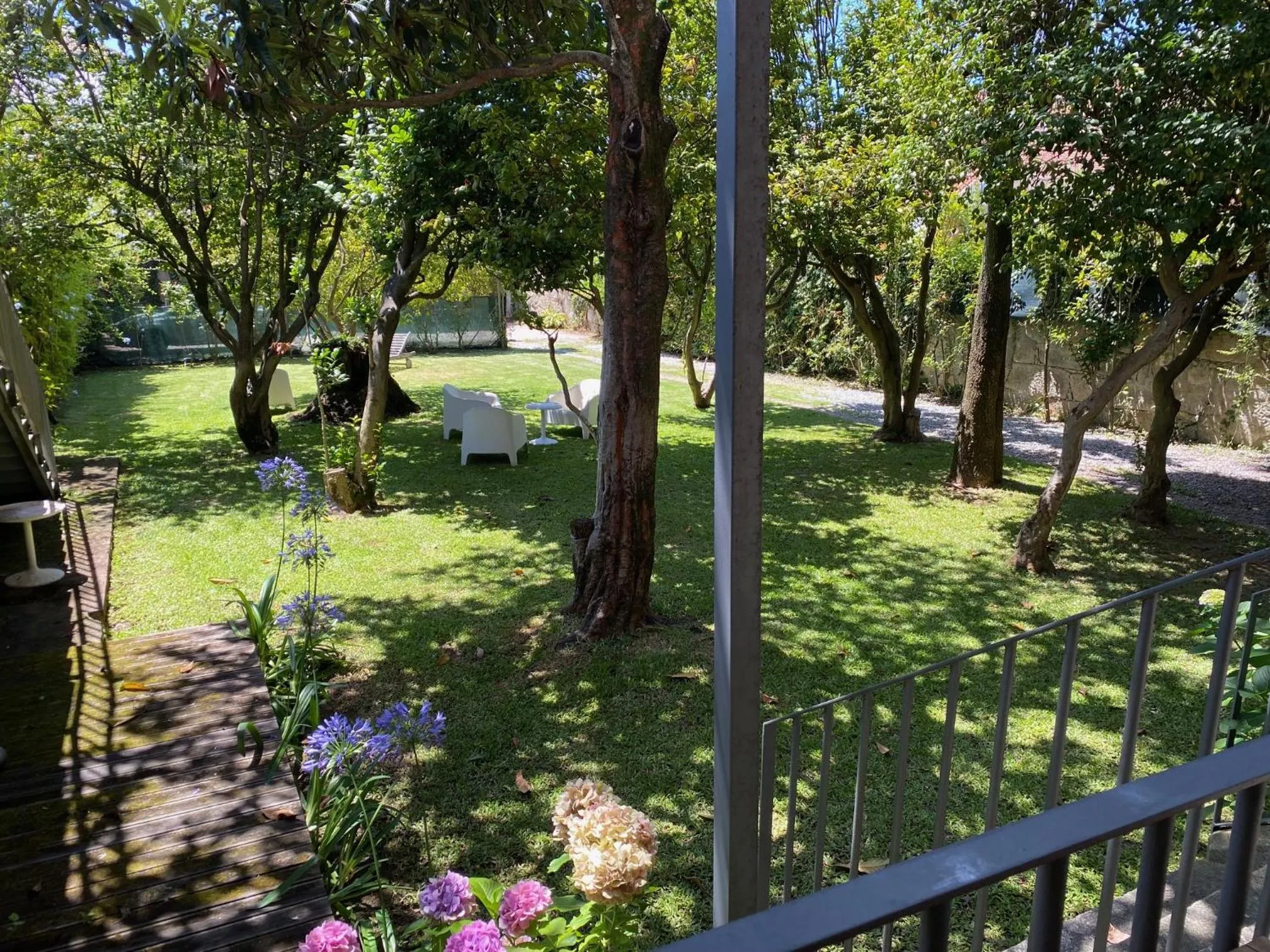 Garden view in Koolhouse Porto