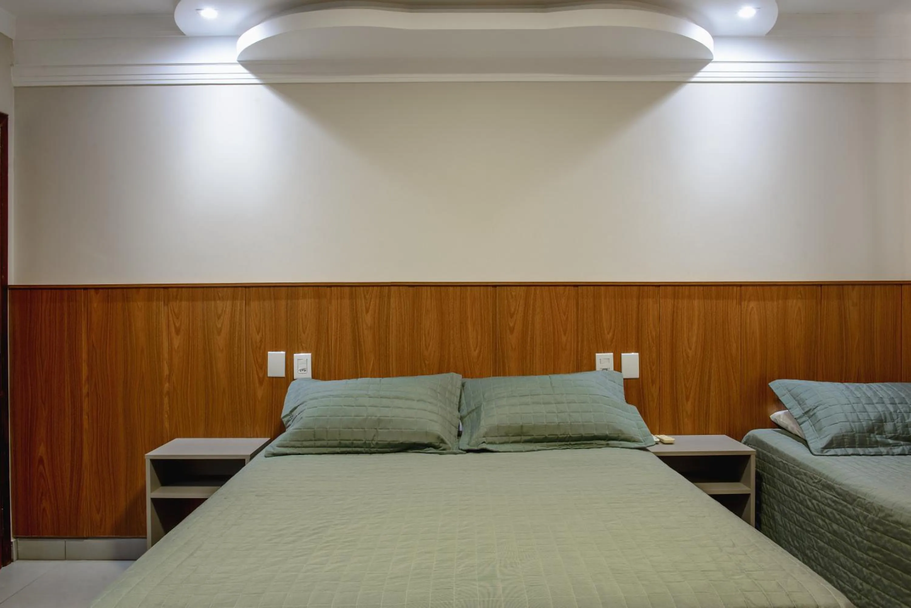 Bed in Hotel Trevo Cascavel