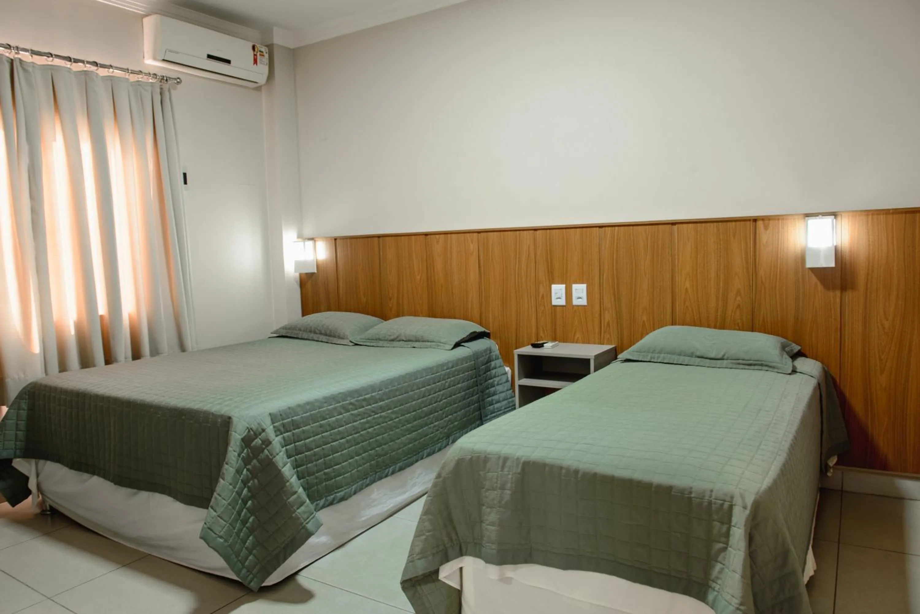 Bed in Hotel Trevo Cascavel