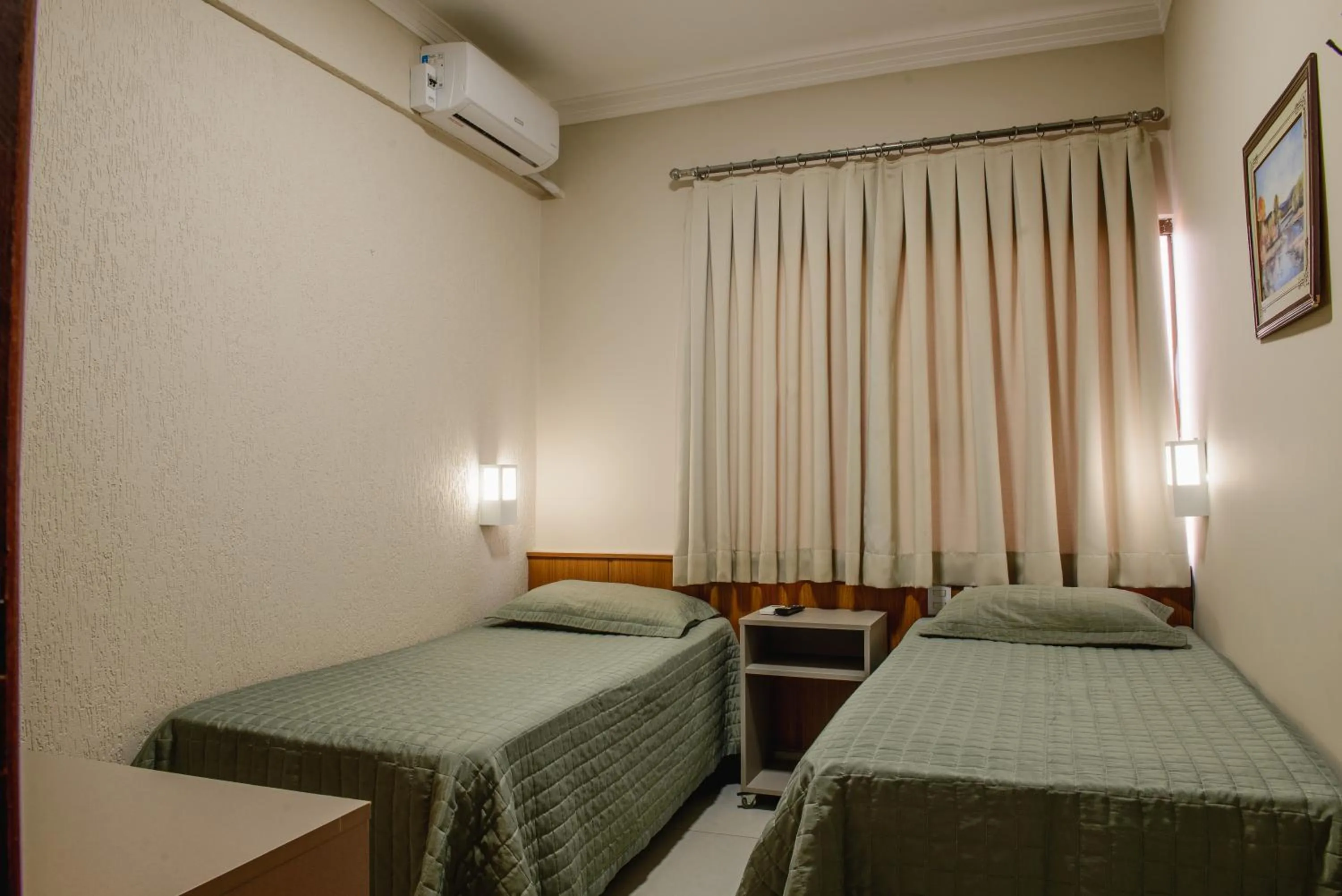 Bed in Hotel Trevo Cascavel