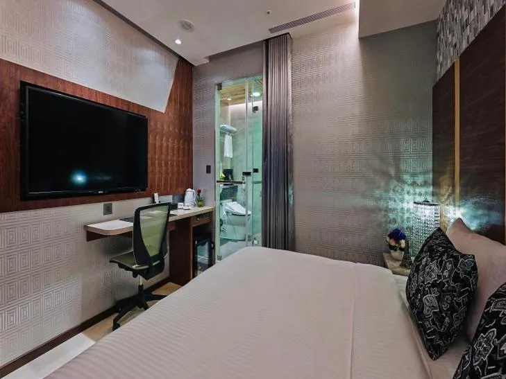 Bed in Beauty Hotels Taipei - HOTEL BSTAY Self Check In