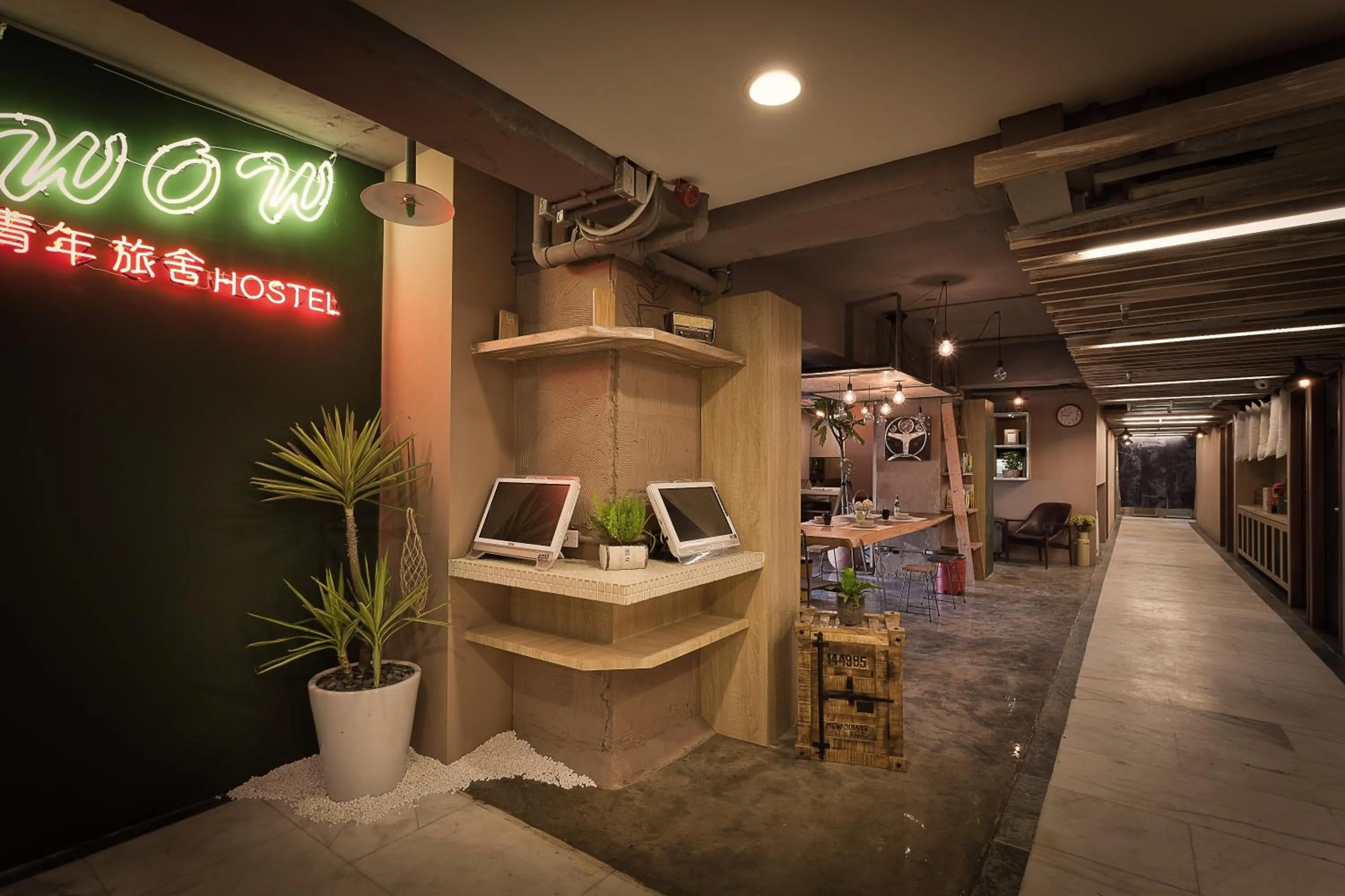Lobby or reception in Ximen Wow Hostel